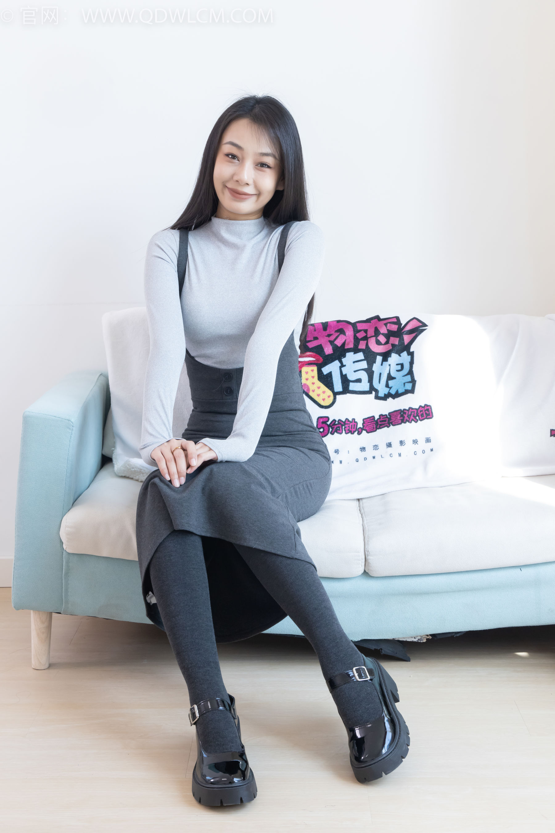 物恋传媒 No.2291 岚岚 - 皮鞋、厚灰丝/(170P)