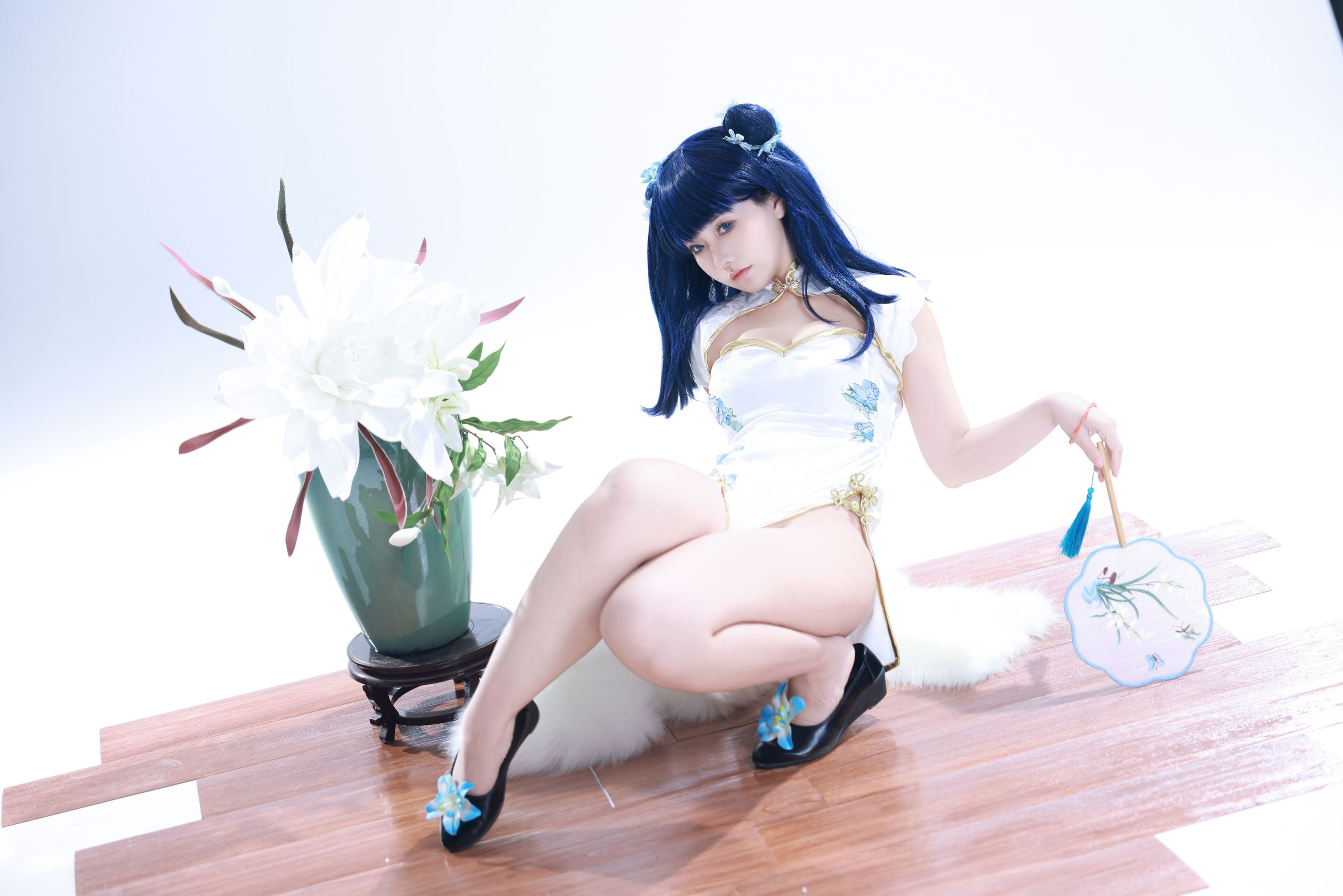 动漫博主 G44不会受伤 - 宝多六花旗袍/(34P)