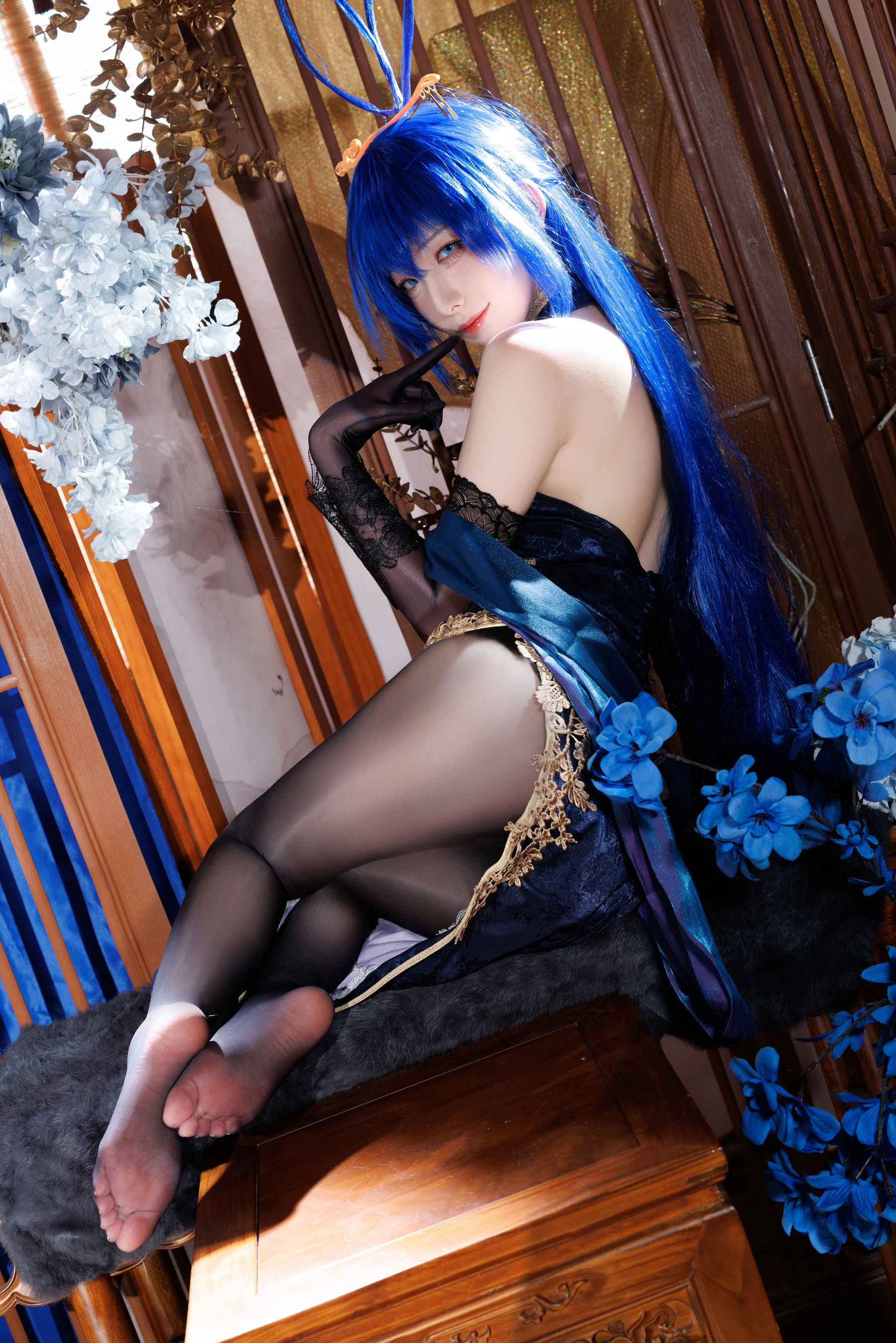 动漫博主 封疆疆v - 新泽西旗袍/(43P)