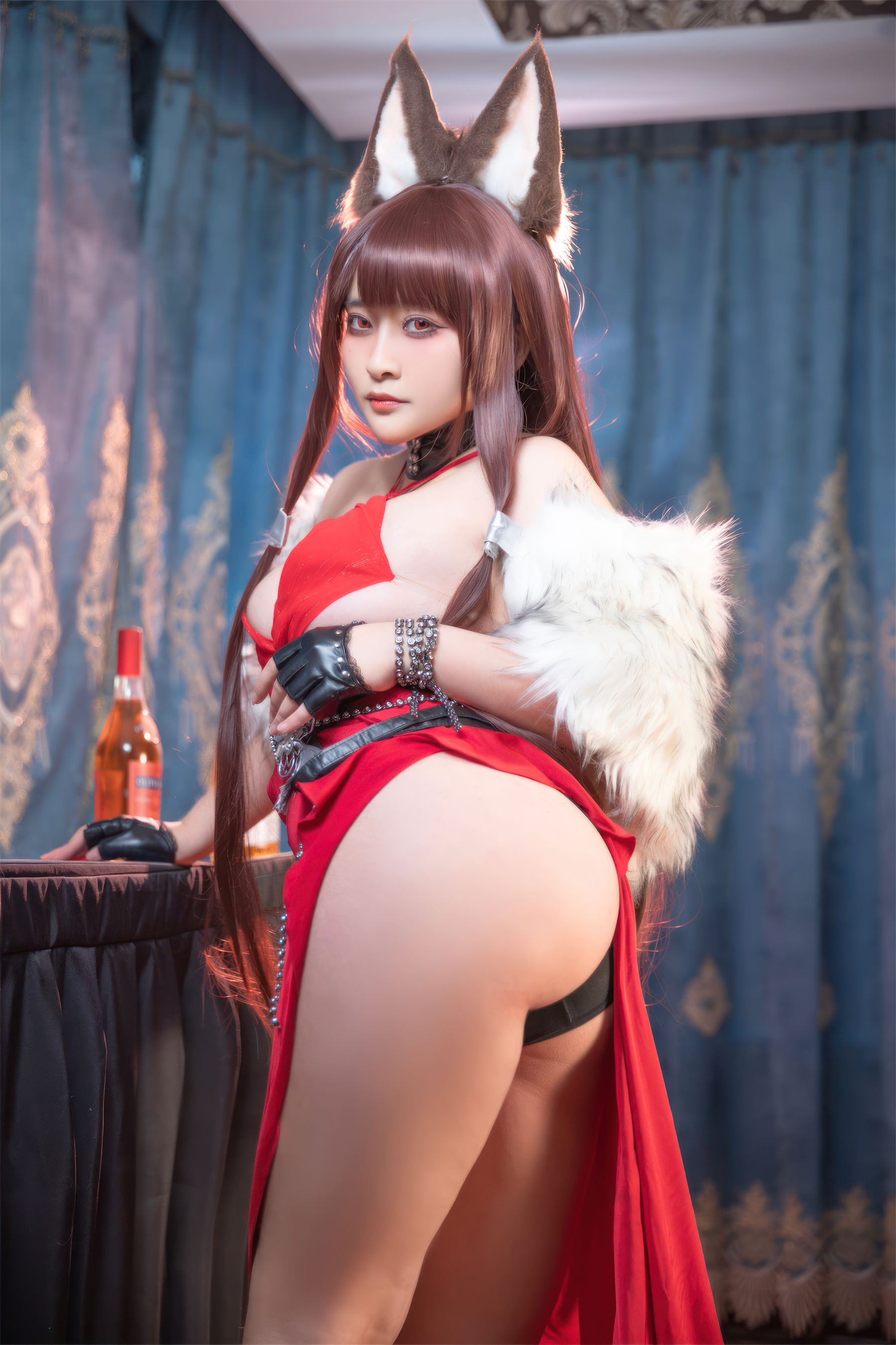 动漫博主 洛璃LoLiSAMA - 碧蓝航线 赤城 礼服/(53P)