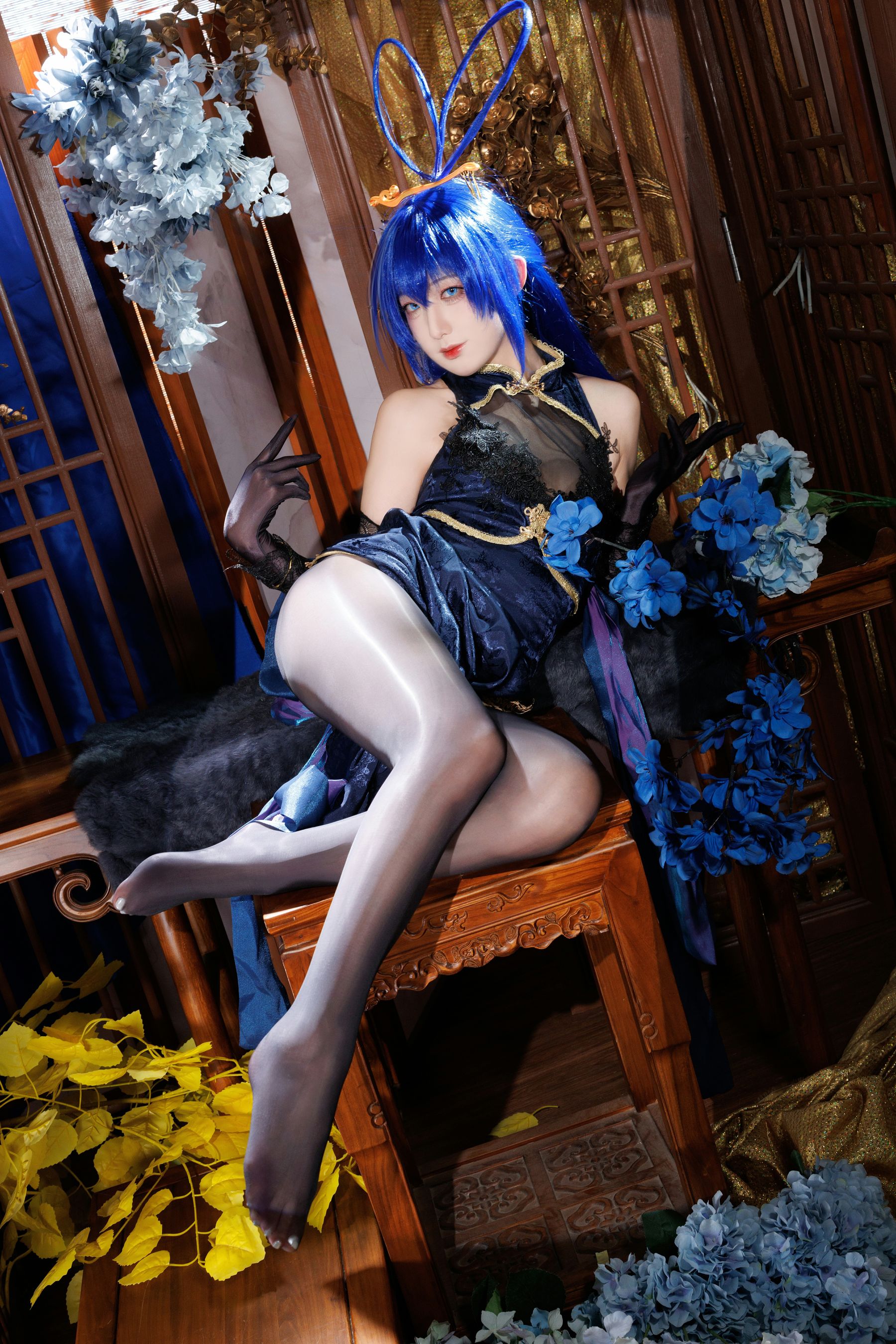 动漫博主 封疆疆v - 新泽西旗袍/(43P)