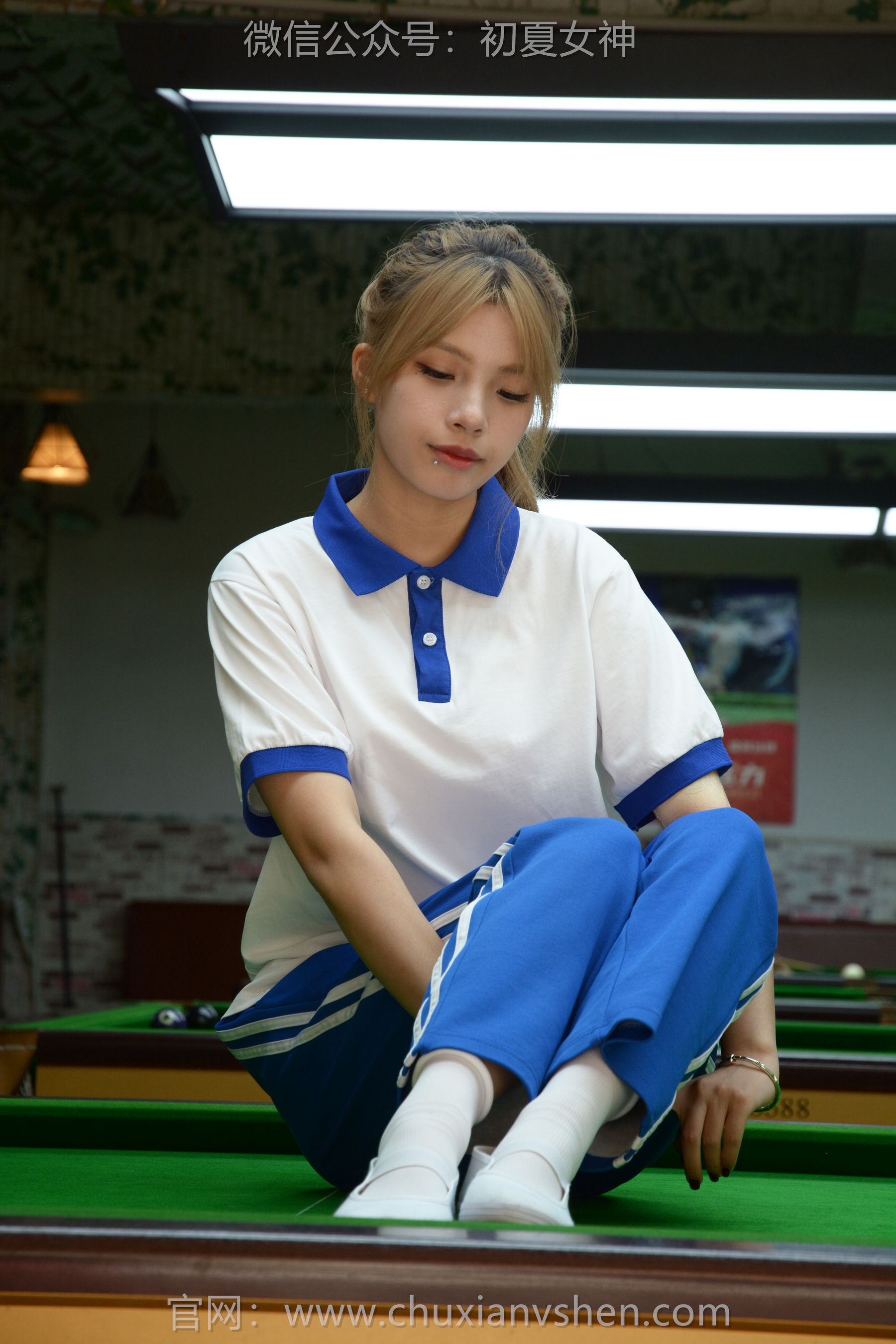 初夏女神 No.275 番茄 你好台球/(100P)