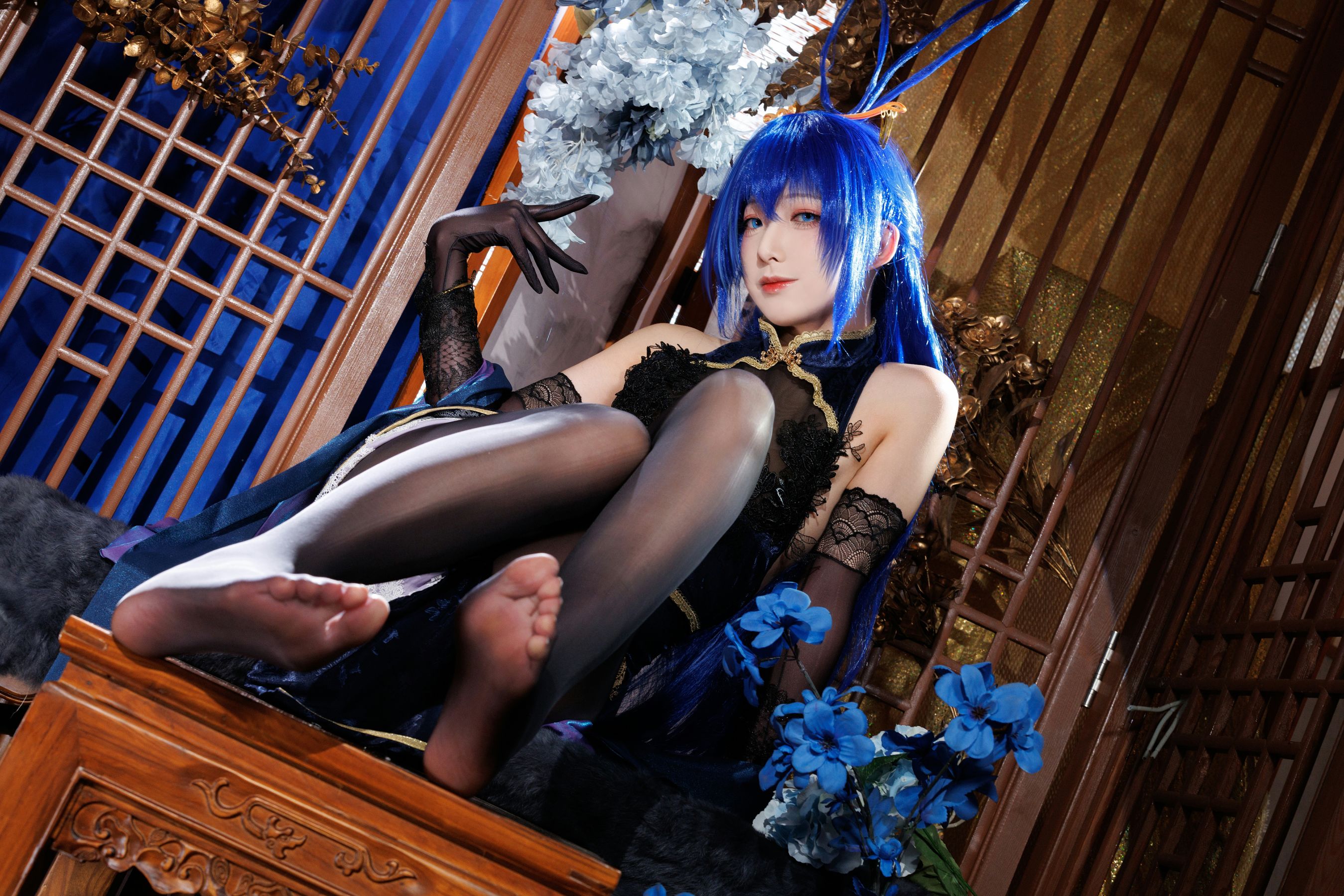 动漫博主 封疆疆v - 新泽西旗袍/(43P)