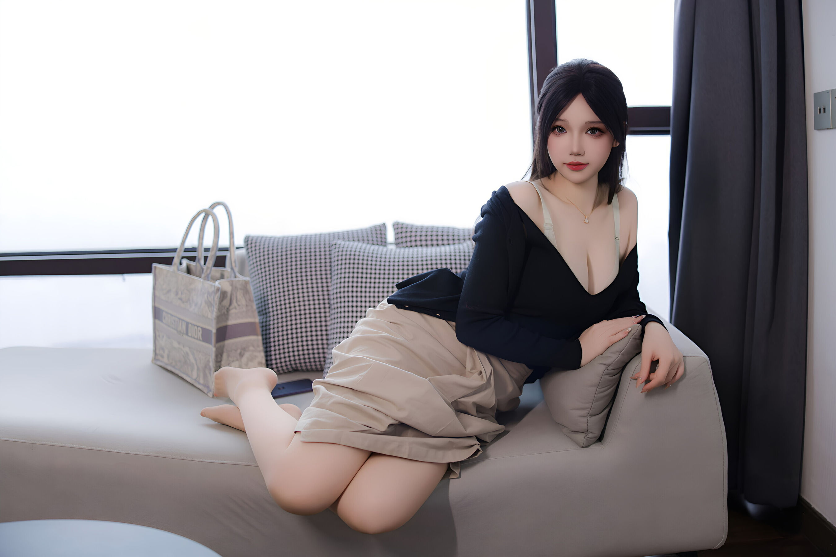 动漫博主 雪晴Astra - OL大姐姐/(86P)