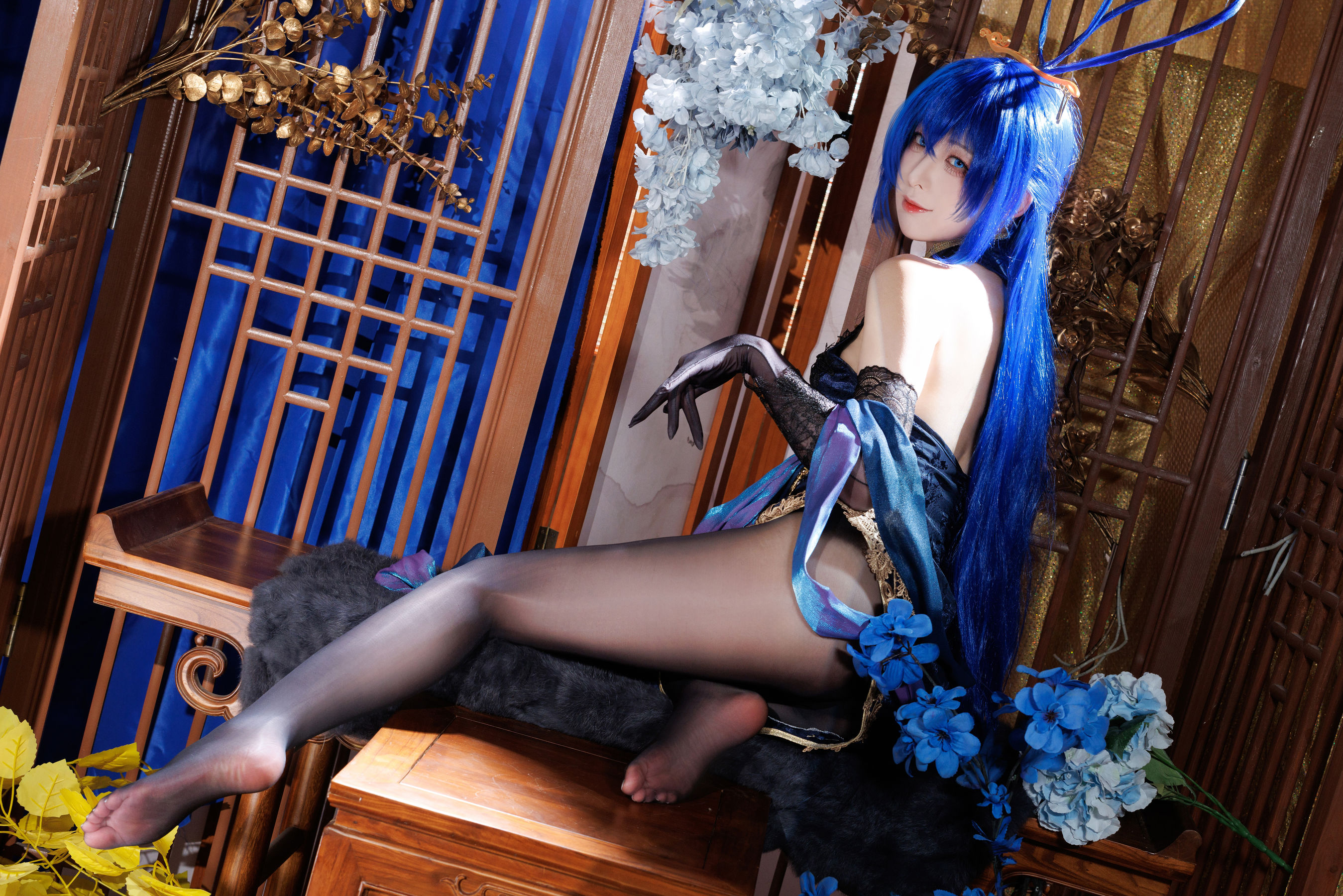 动漫博主 封疆疆v - 新泽西旗袍/(43P)