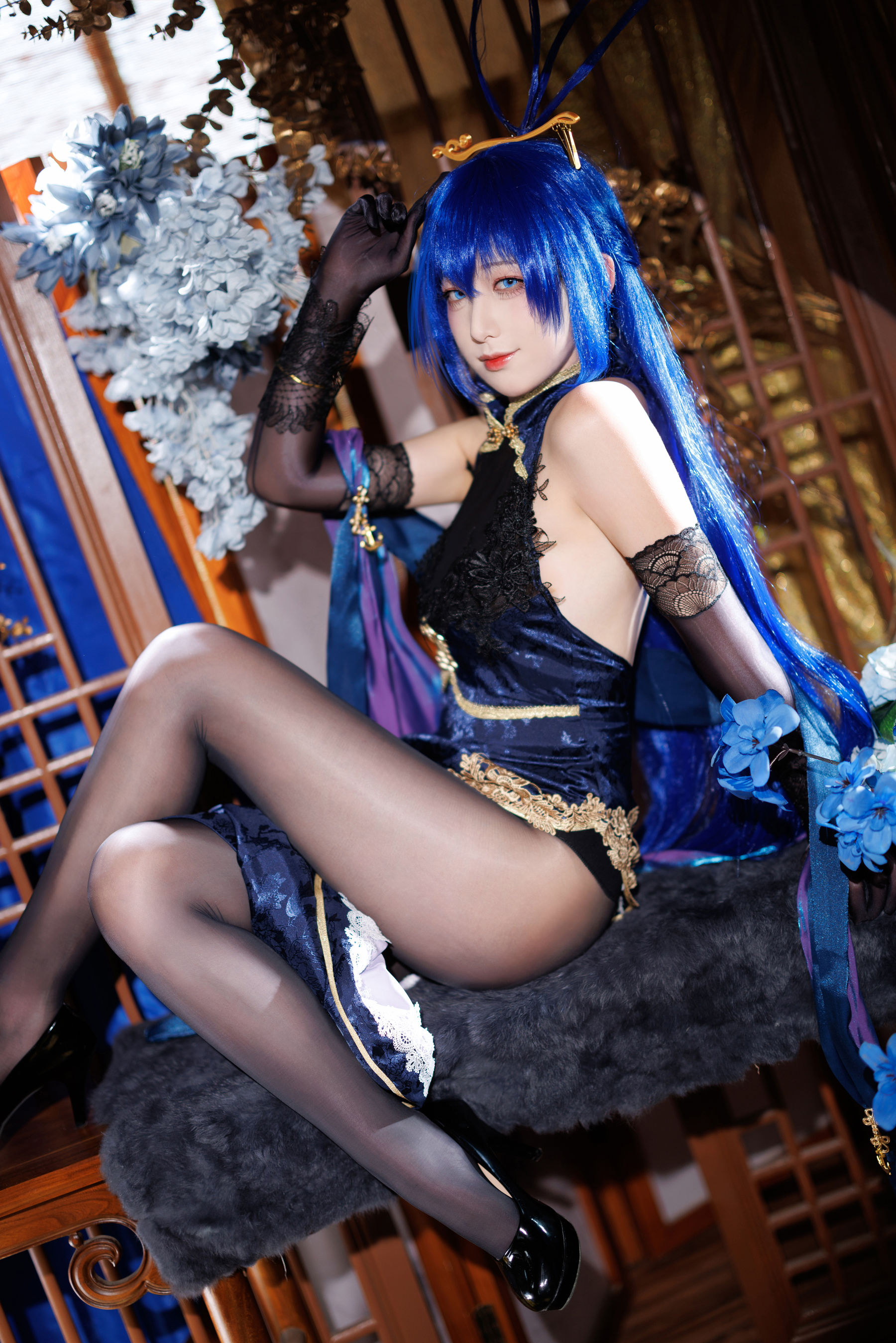 动漫博主 封疆疆v - 新泽西旗袍/(43P)