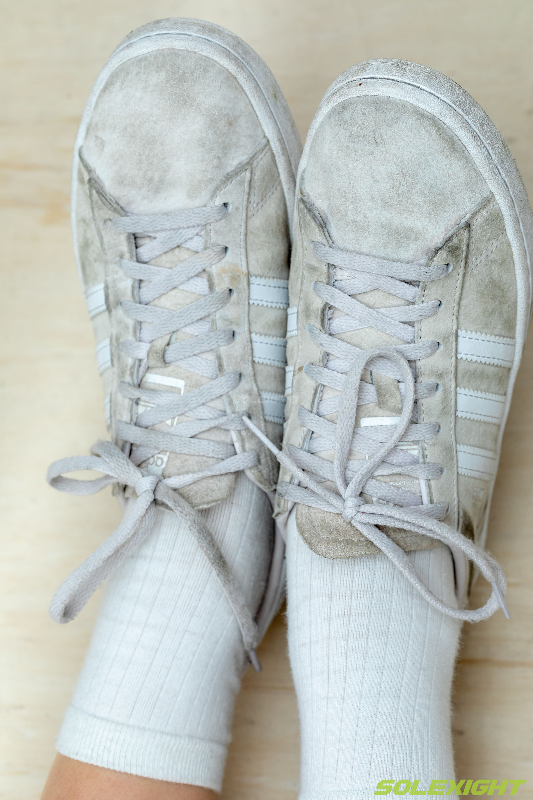 台湾solexight足控福利 - Dora 脏臭白袜 丝袜 臭鞋/(90P)