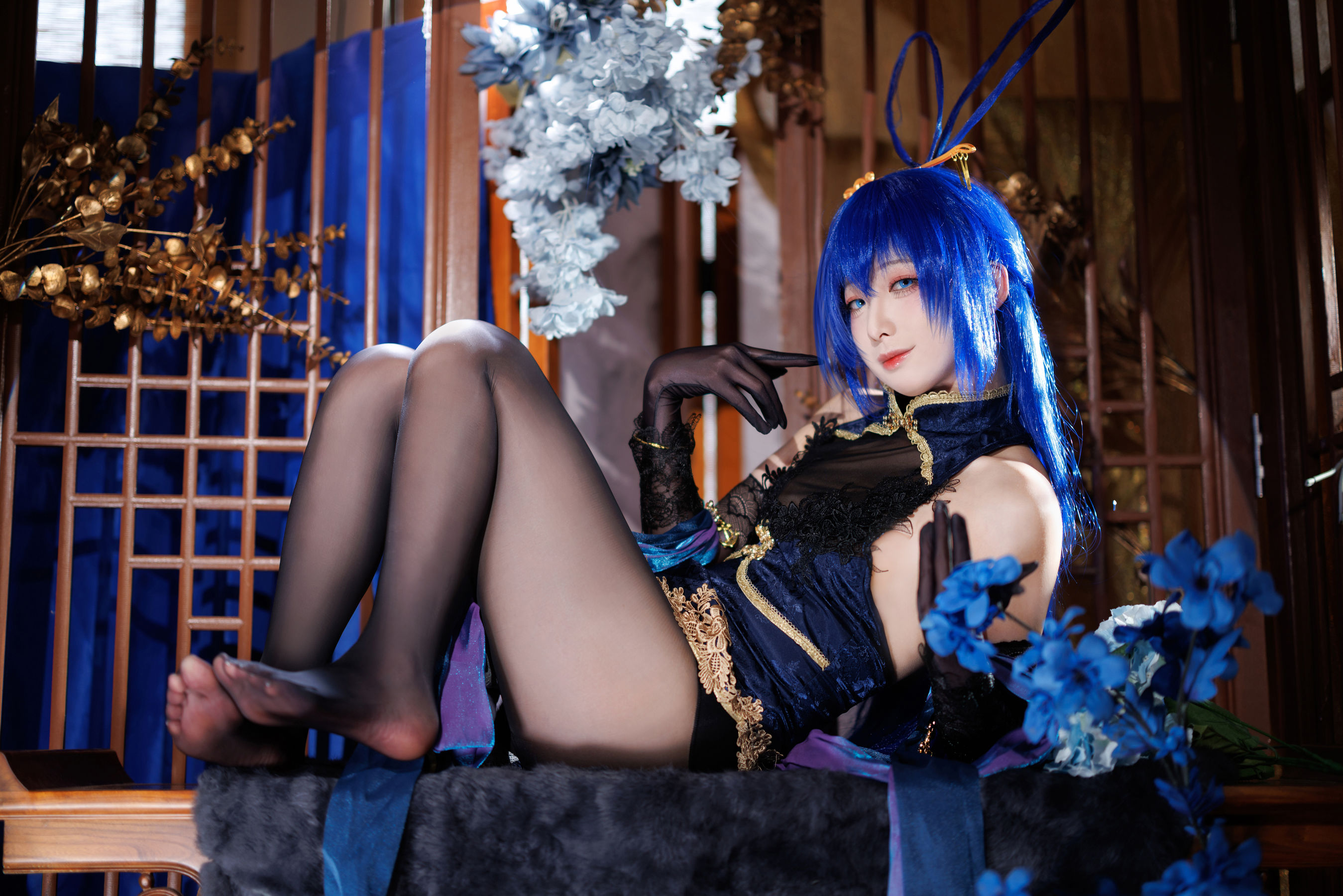 动漫博主 封疆疆v - 新泽西旗袍/(43P)