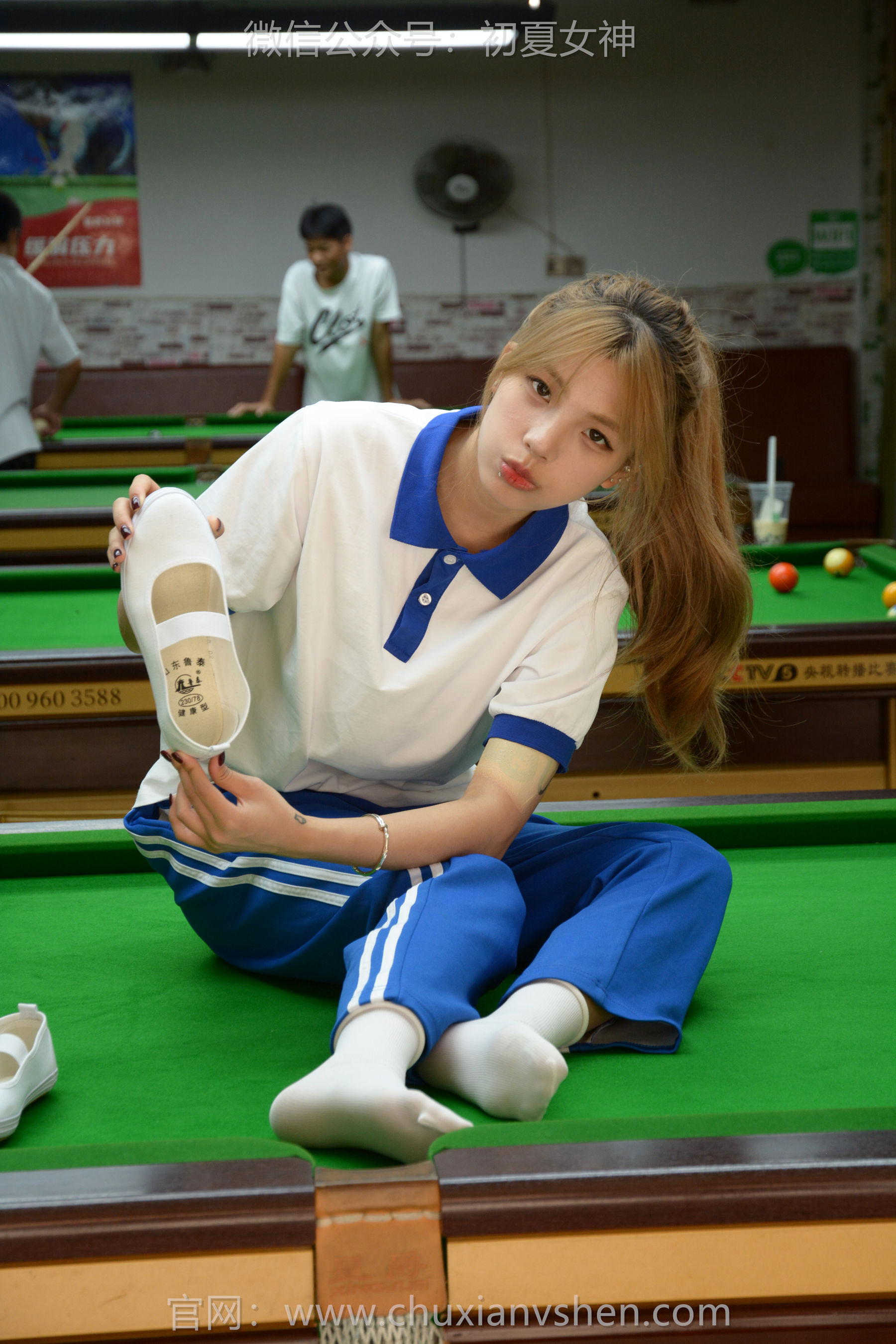 初夏女神 No.275 番茄 你好台球/(100P)