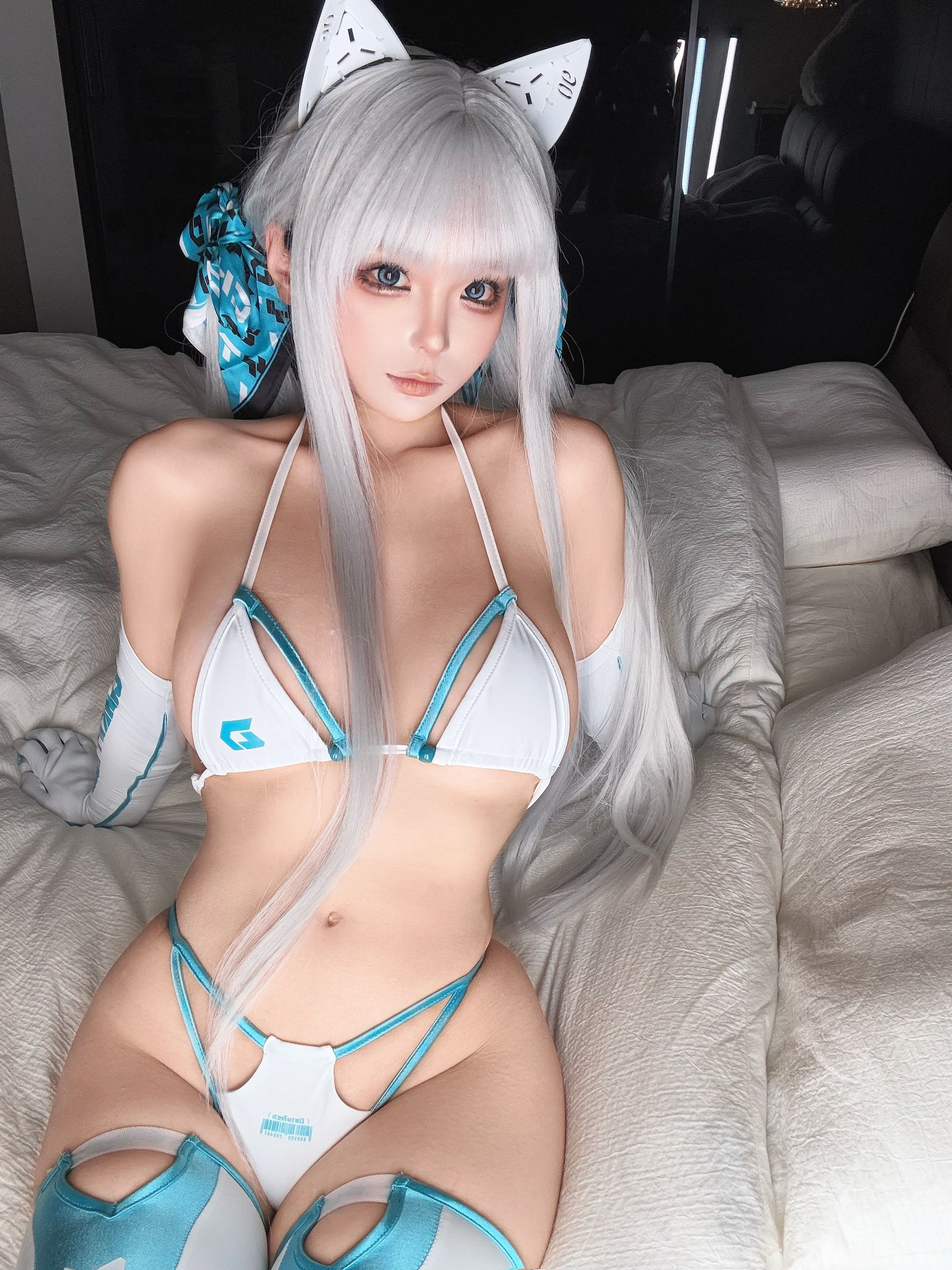 动漫博主 蠢沫沫 - 2025.02 自拍集 - ②/(23P)