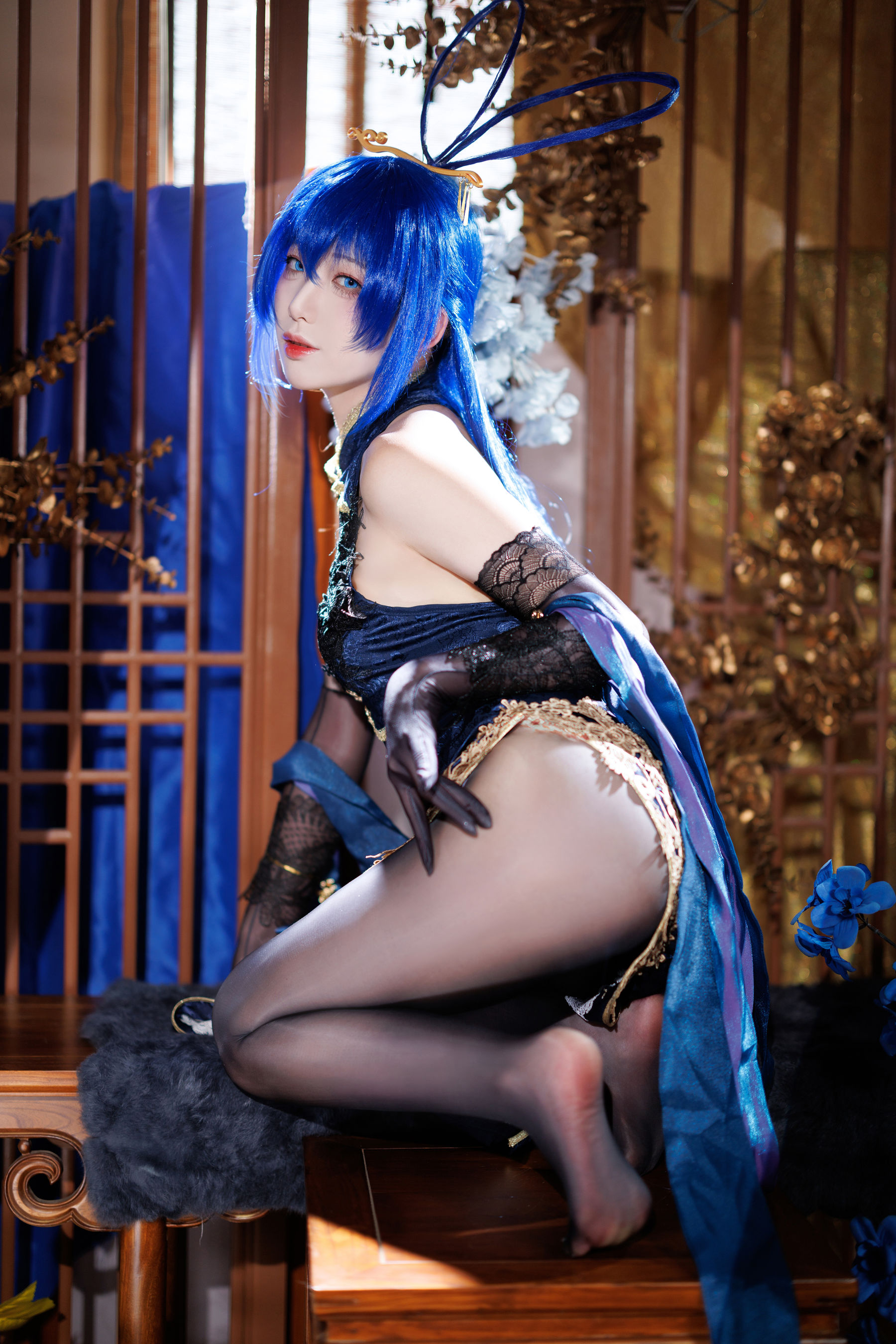 动漫博主 封疆疆v - 新泽西旗袍/(43P)