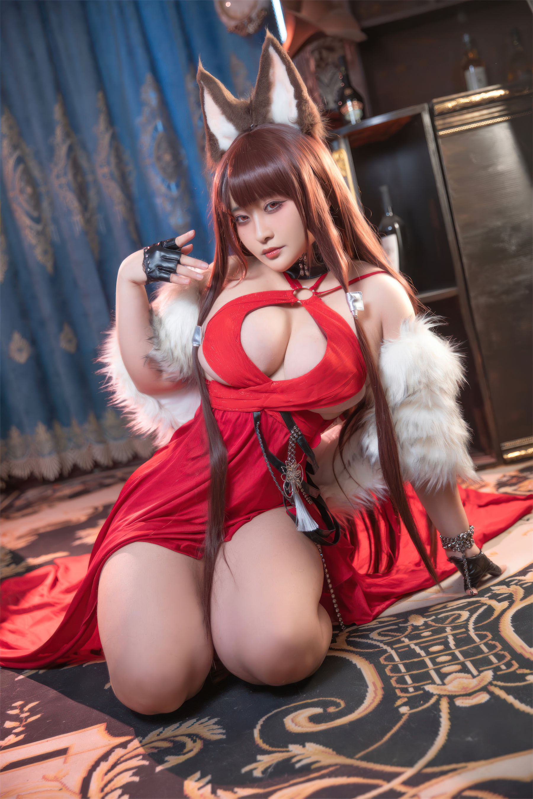 动漫博主 洛璃LoLiSAMA - 碧蓝航线 赤城 礼服/(53P)