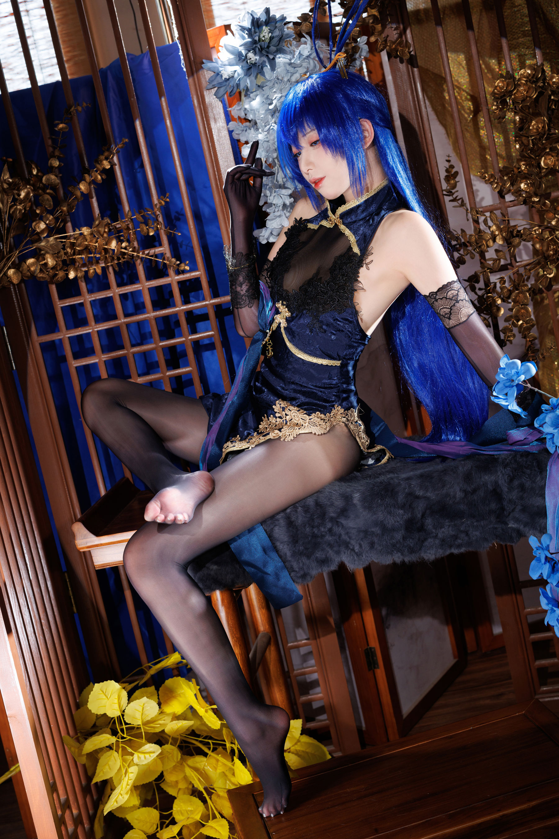 动漫博主 封疆疆v - 新泽西旗袍/(43P)