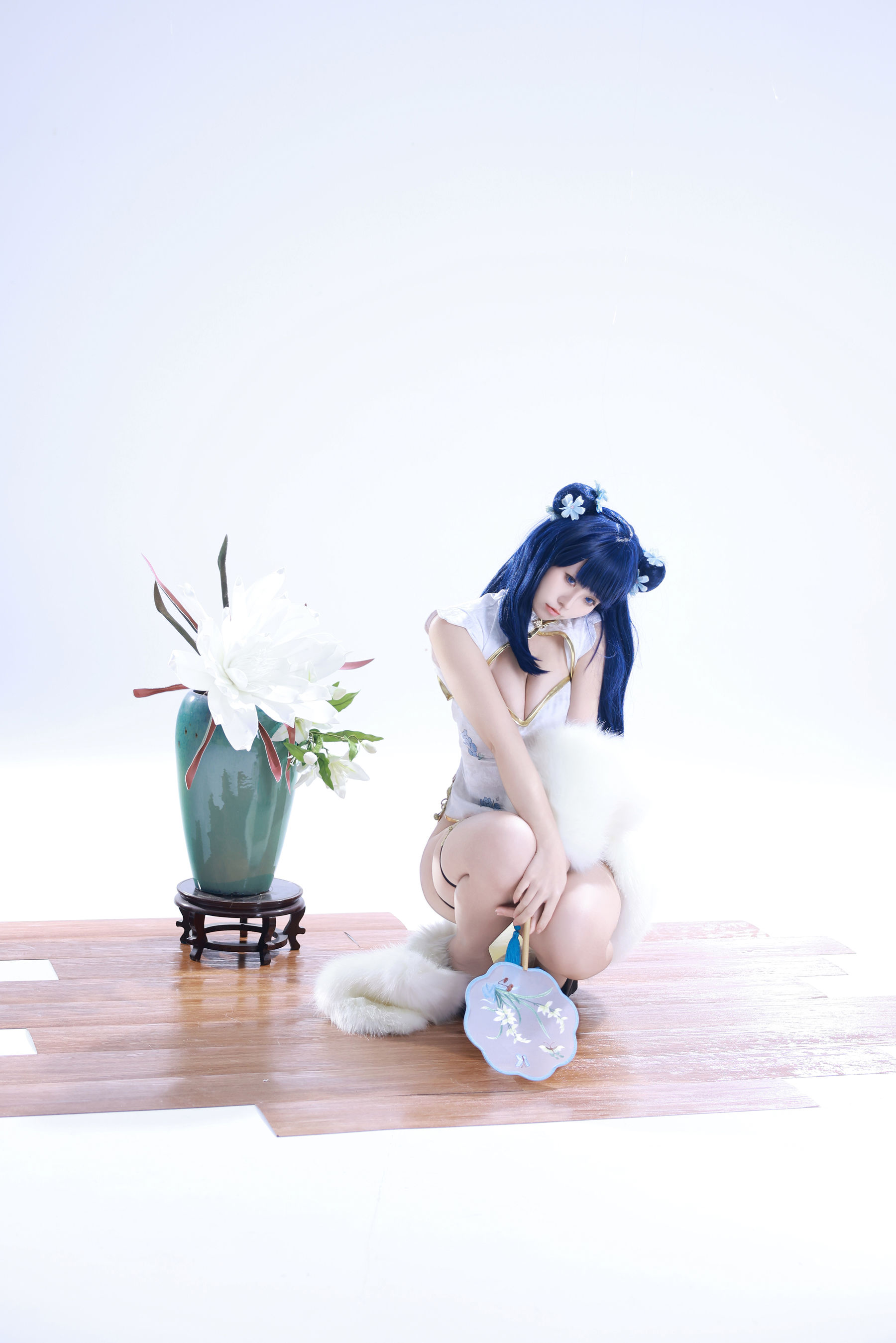 动漫博主 G44不会受伤 - 宝多六花旗袍/(34P)