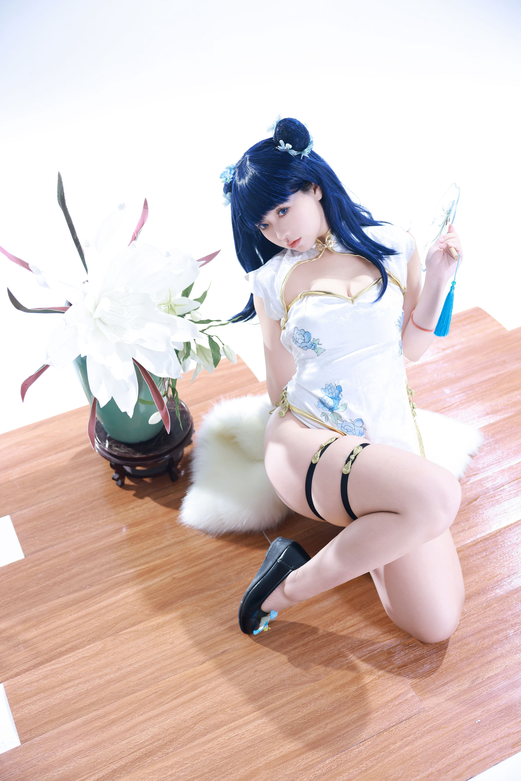 动漫博主 G44不会受伤 - 宝多六花旗袍/(34P)