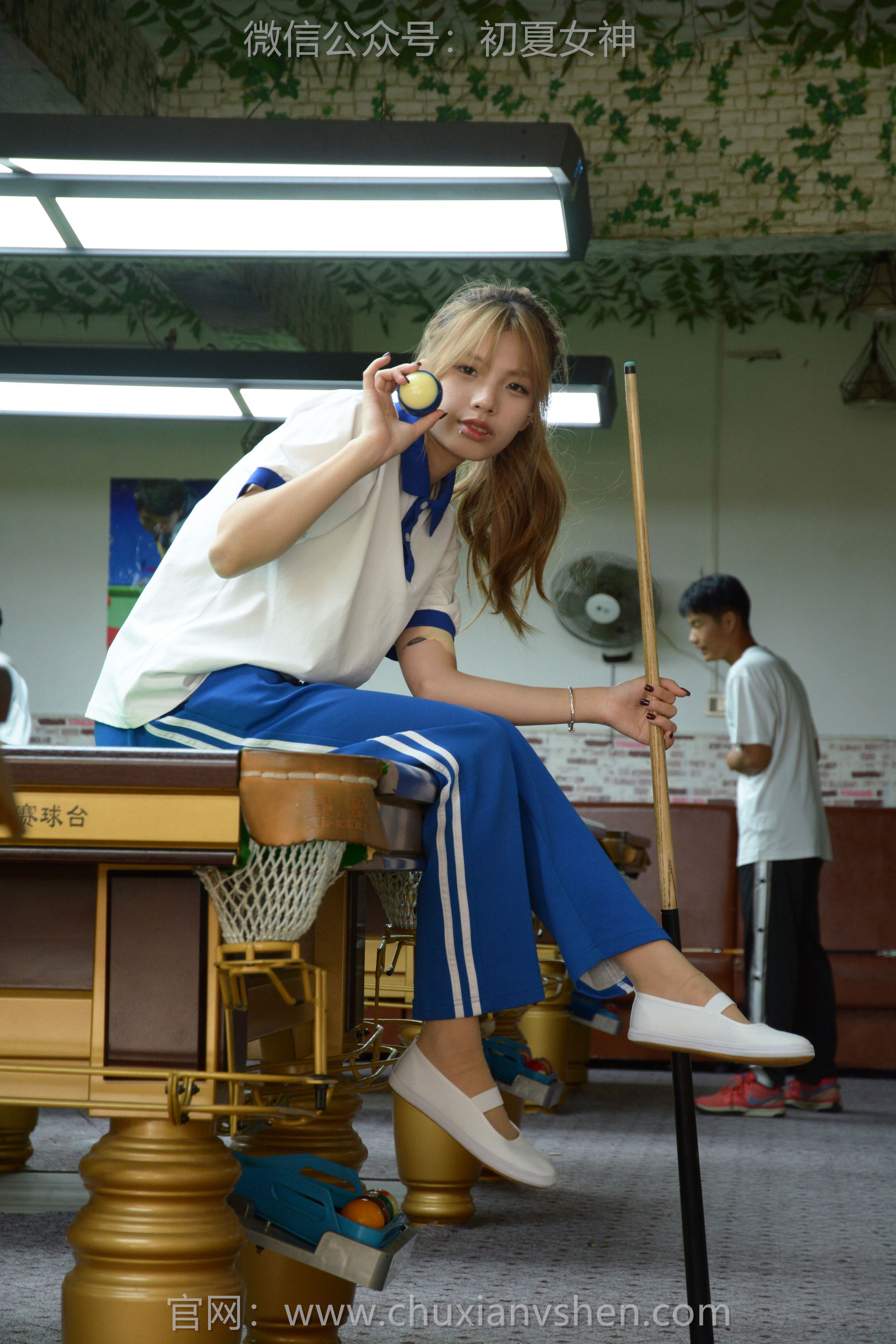 初夏女神 No.275 番茄 你好台球/(100P)