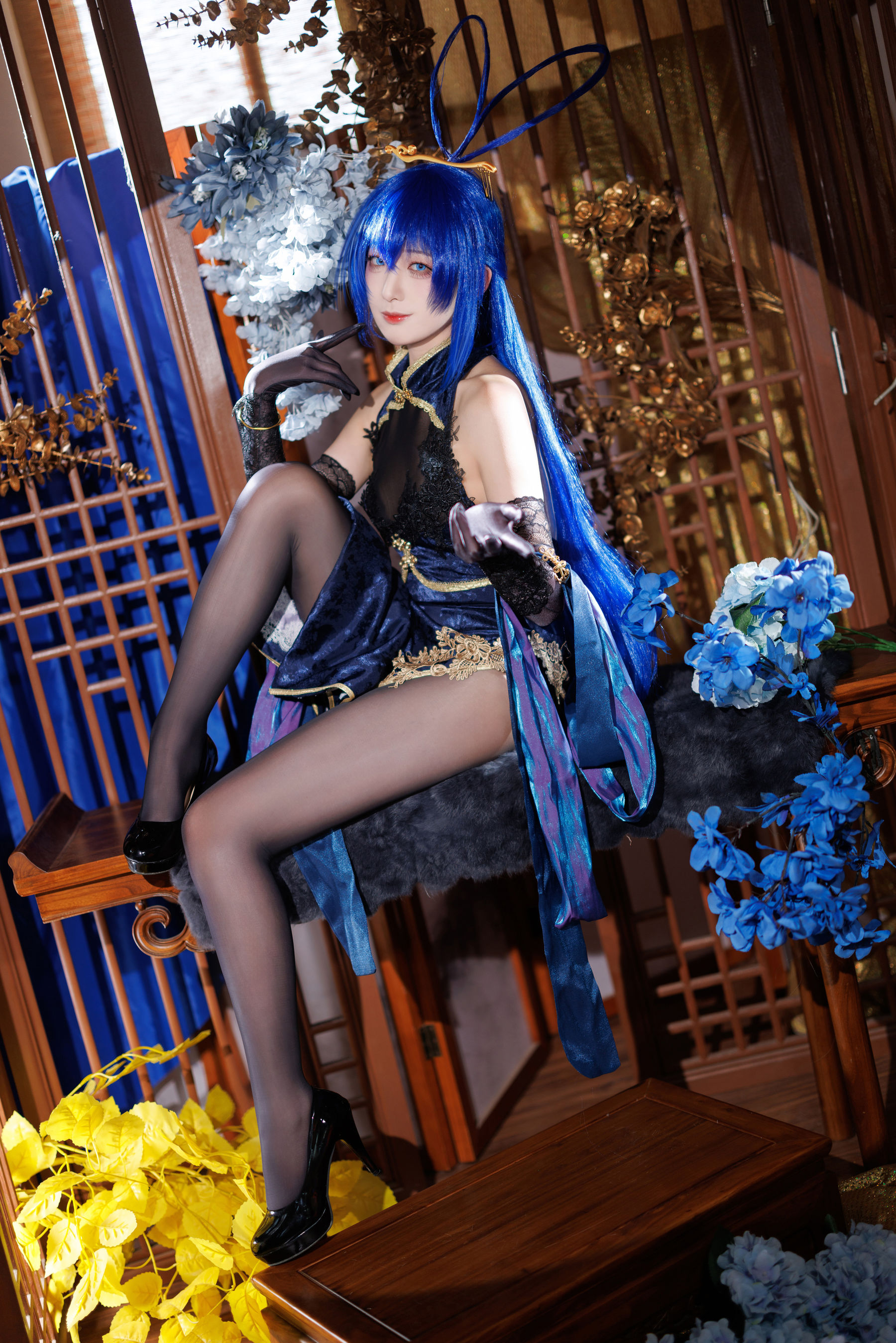 动漫博主 封疆疆v - 新泽西旗袍/(43P)