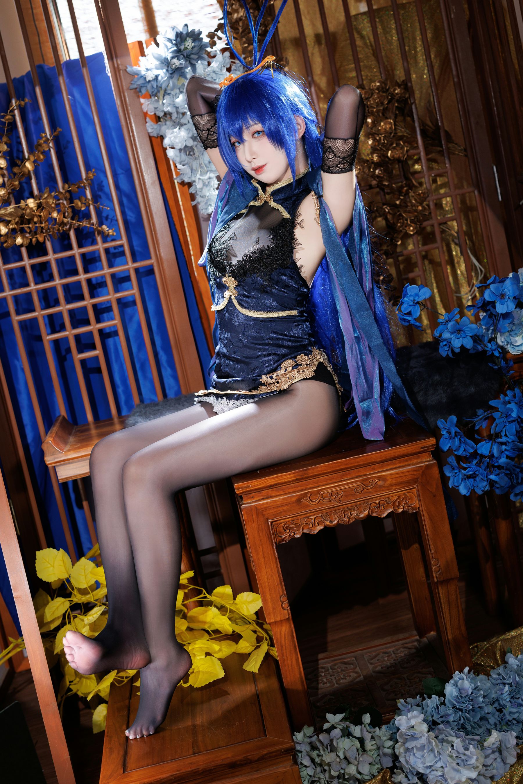 动漫博主 封疆疆v - 新泽西旗袍/(43P)