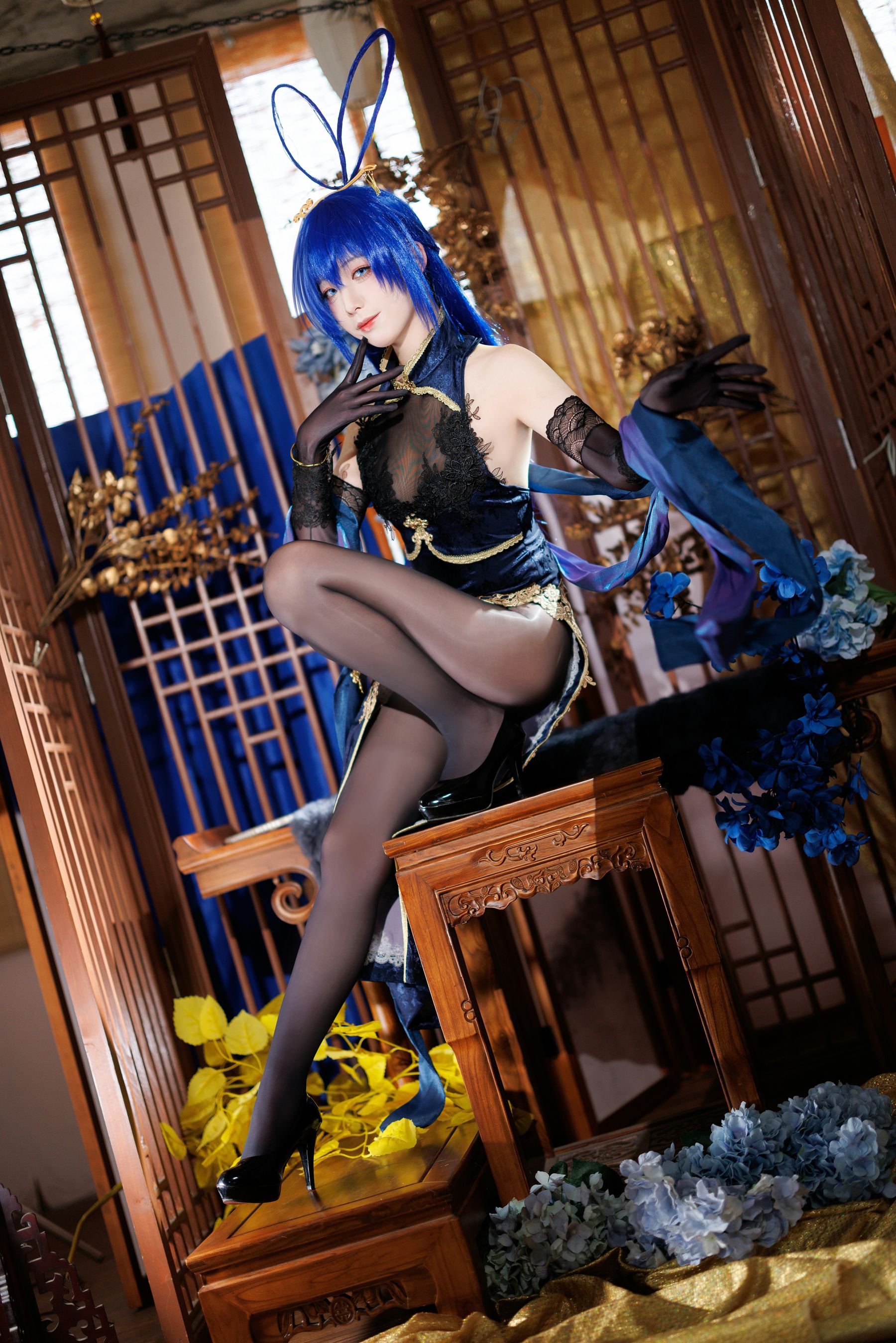 动漫博主 封疆疆v - 新泽西旗袍/(43P)