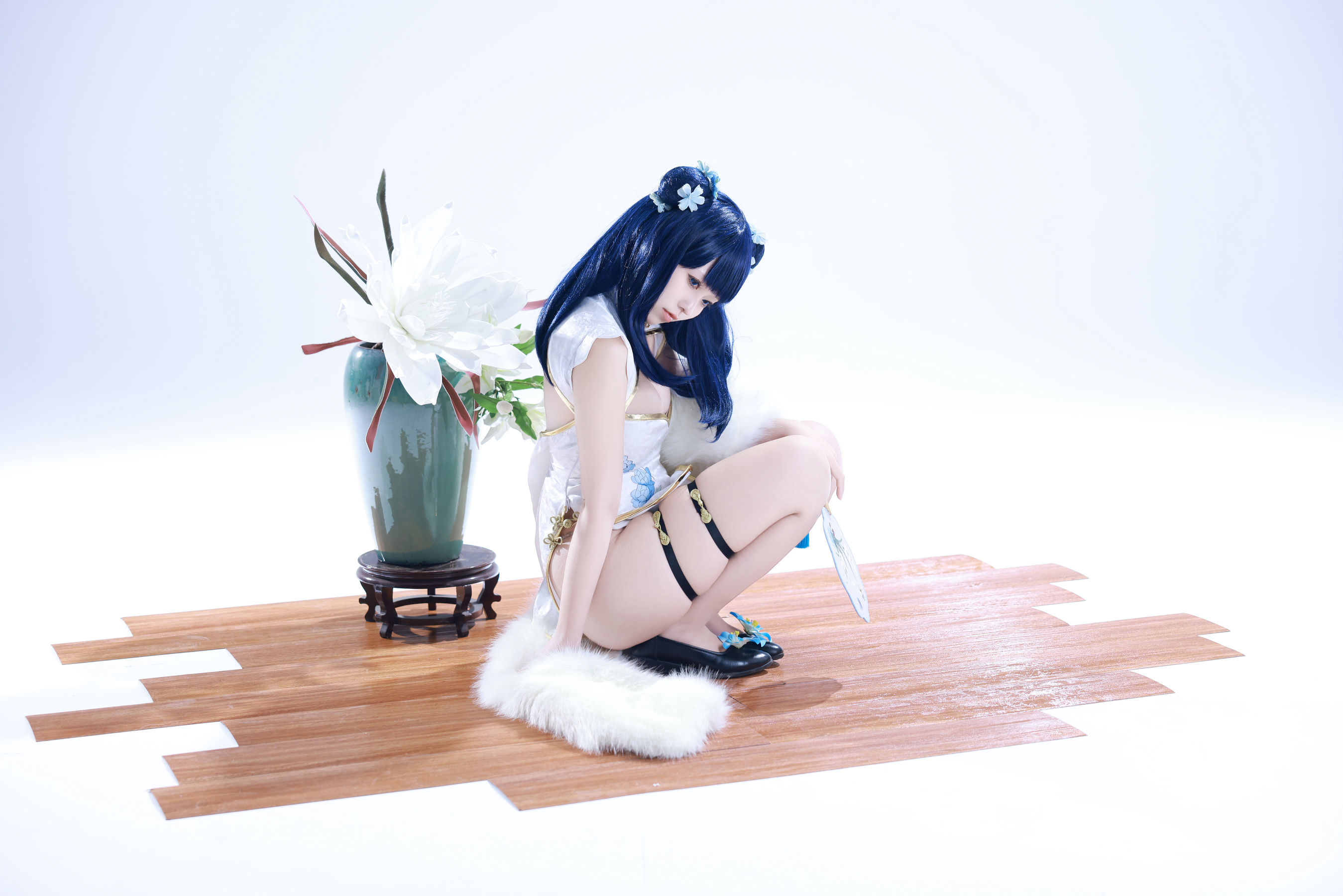 动漫博主 G44不会受伤 - 宝多六花旗袍/(34P)