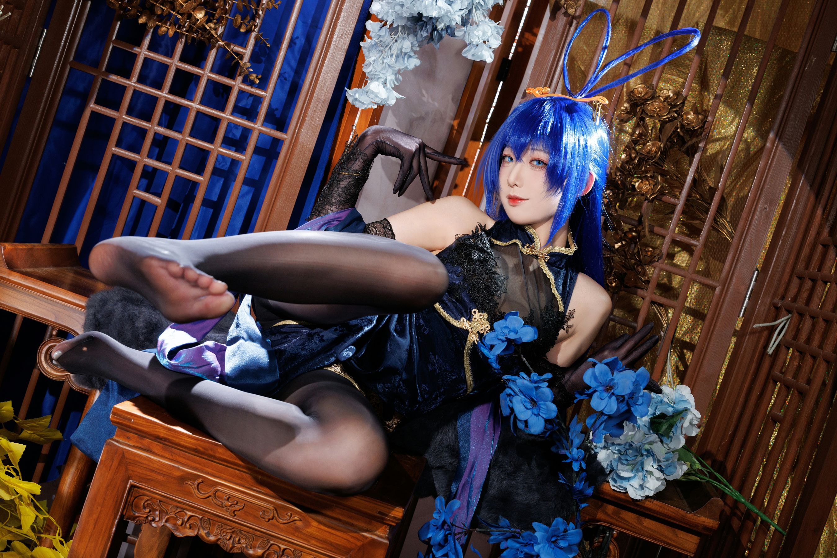 动漫博主 封疆疆v - 新泽西旗袍/(43P)