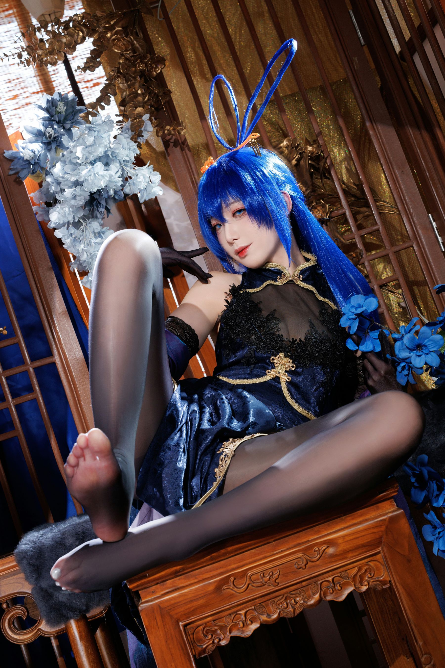 动漫博主 封疆疆v - 新泽西旗袍/(43P)