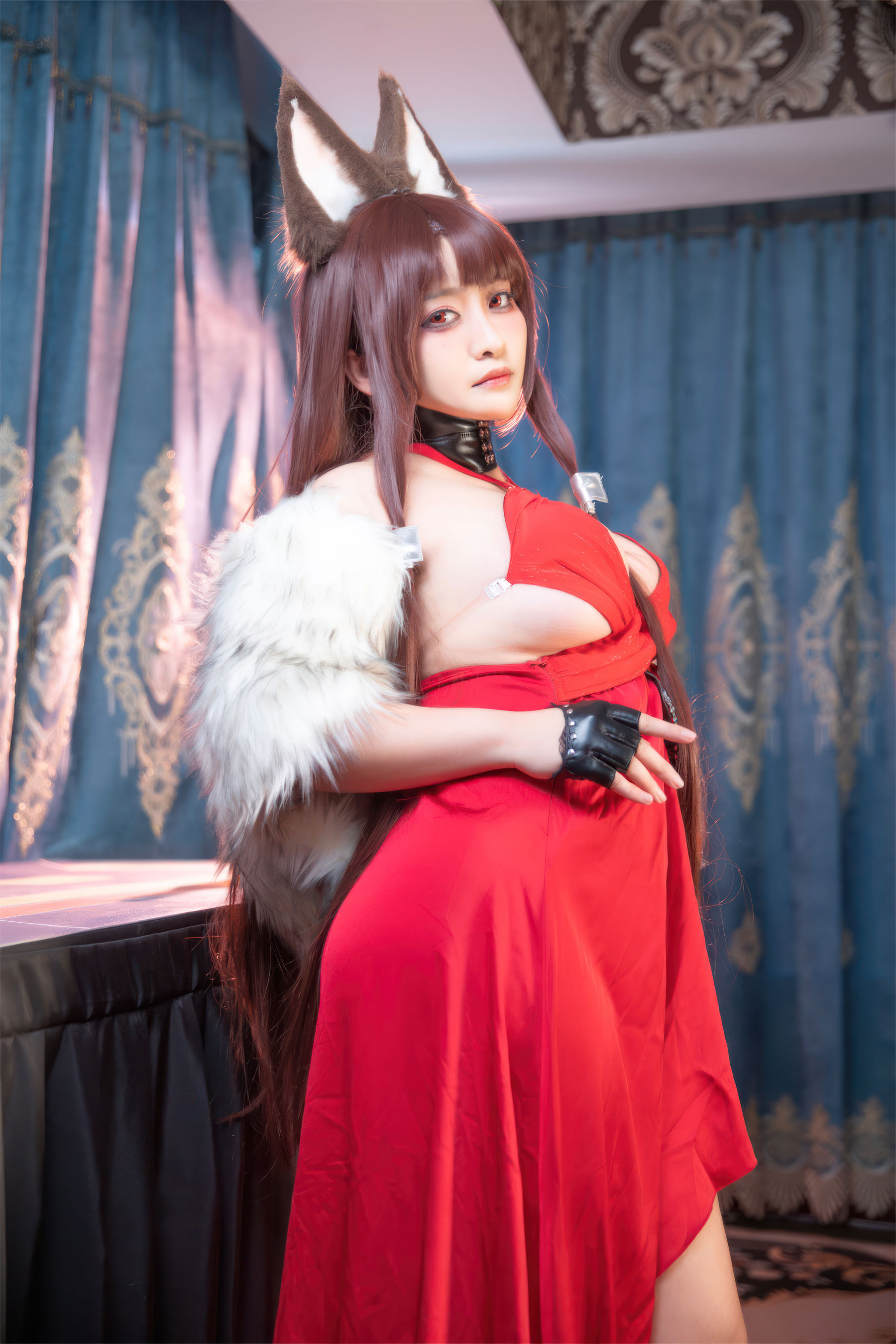 动漫博主 洛璃LoLiSAMA - 碧蓝航线 赤城 礼服/(53P)