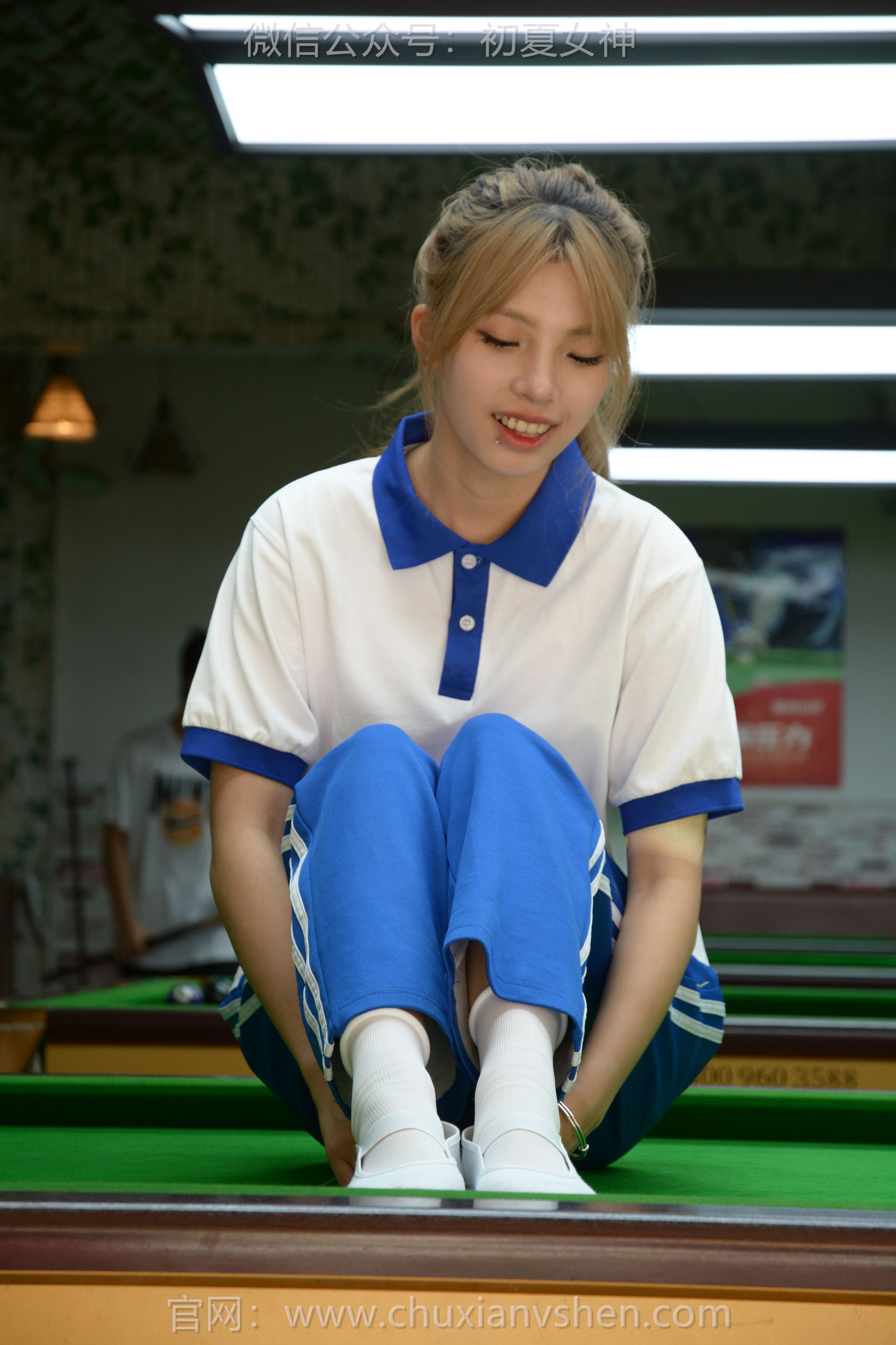 初夏女神 No.275 番茄 你好台球/(100P)