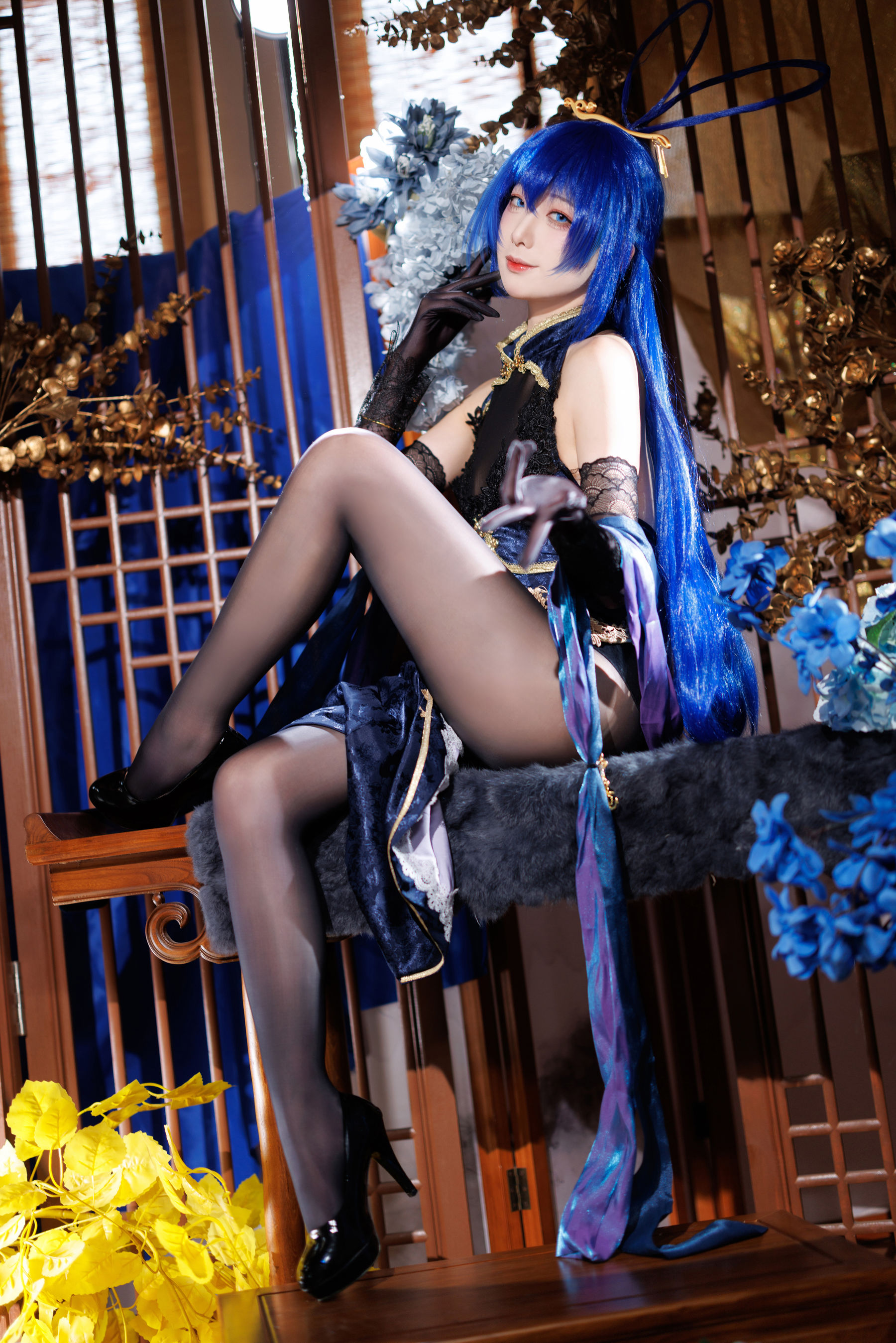 动漫博主 封疆疆v - 新泽西旗袍/(43P)