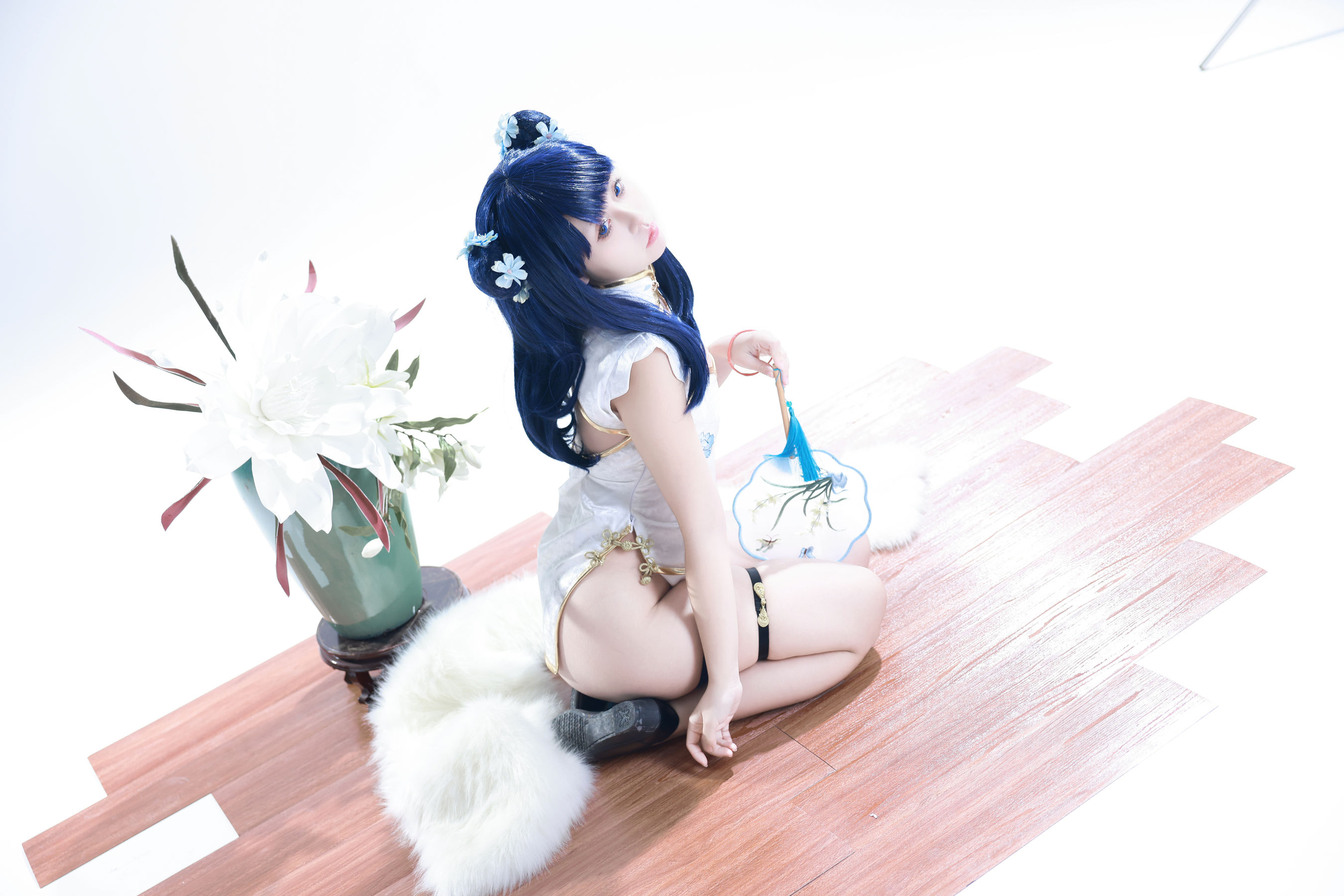 动漫博主 G44不会受伤 - 宝多六花旗袍/(34P)