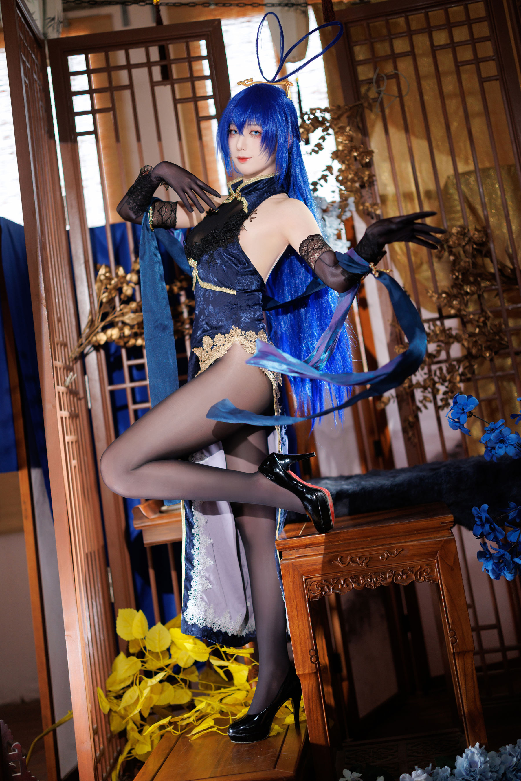 动漫博主 封疆疆v - 新泽西旗袍/(43P)