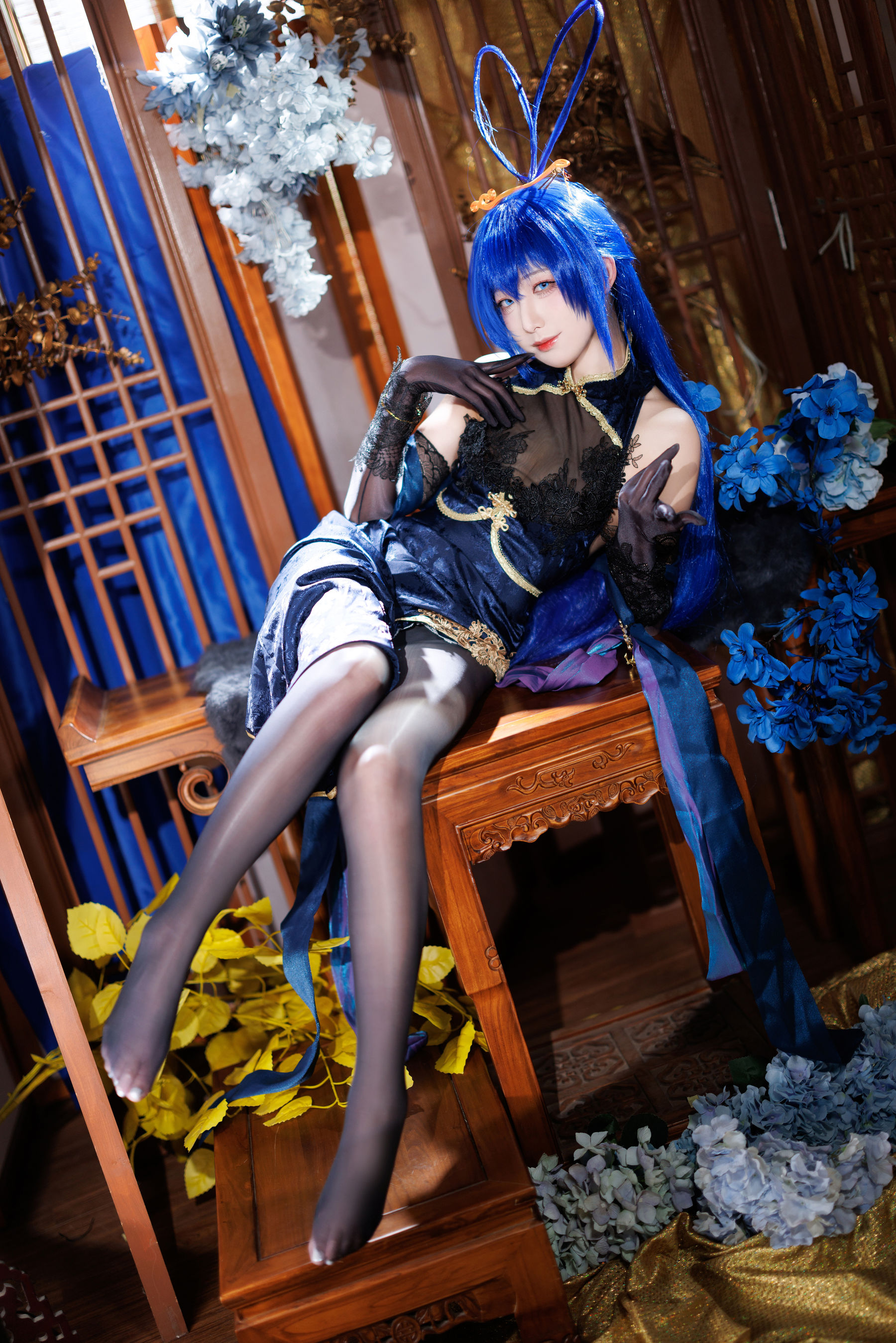 动漫博主 封疆疆v - 新泽西旗袍/(43P)