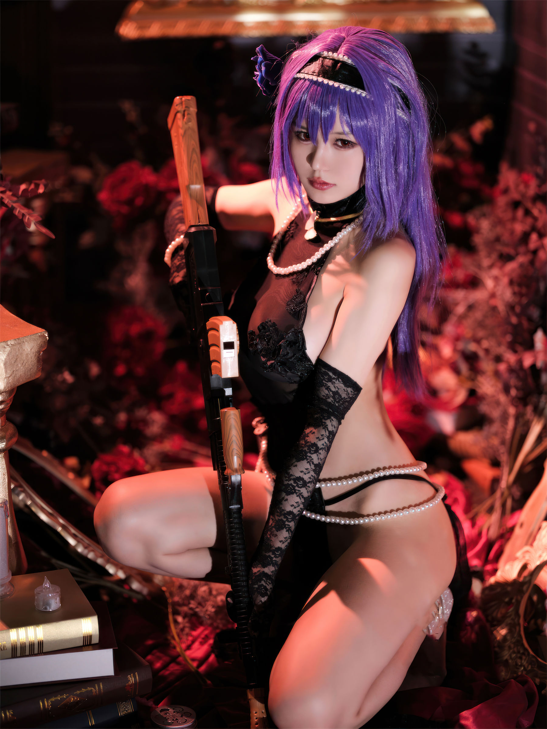 动漫博主 小仓千代w - 少女前线 ZB26 暗蔷摇曳/(20P)