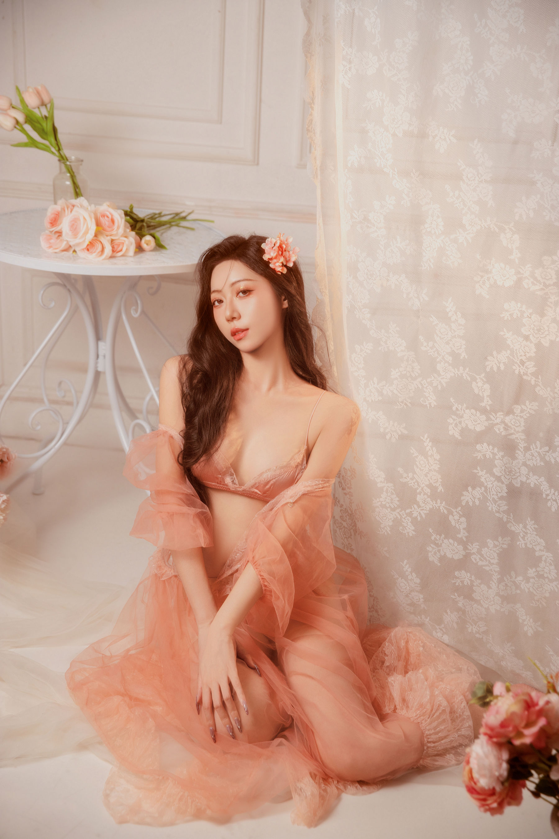 动漫博主 Money冷冷 - 仙女粉氛围感写真/(30P)