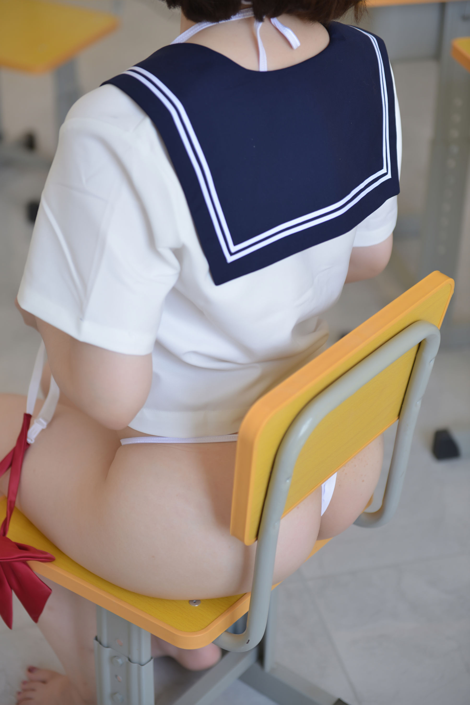 动漫博主 雯妹 - 教室学生制服/(48P)