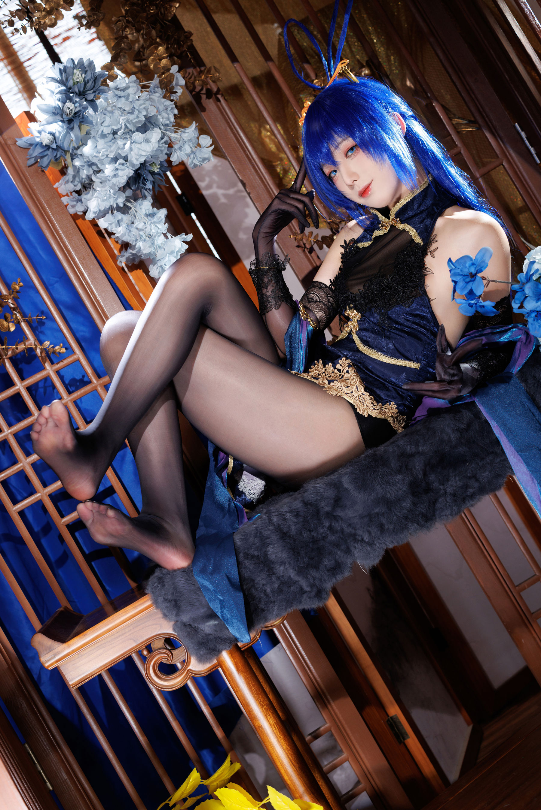 动漫博主 封疆疆v - 新泽西旗袍/(43P)