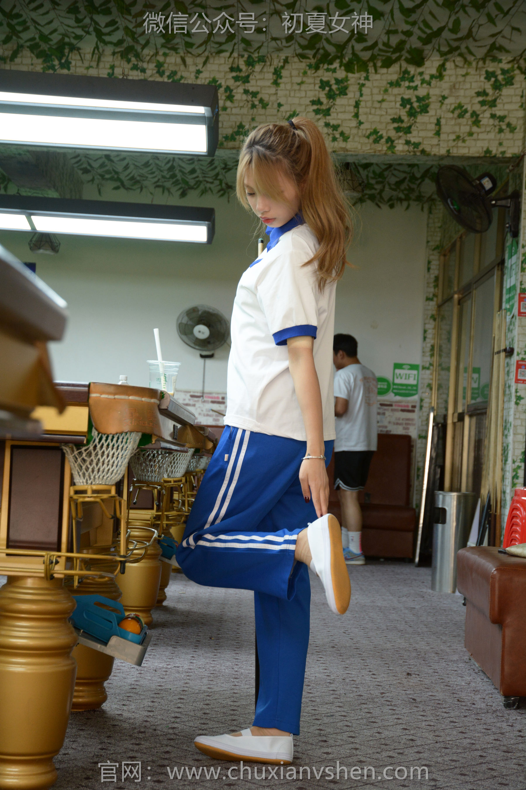 初夏女神 No.275 番茄 你好台球/(100P)