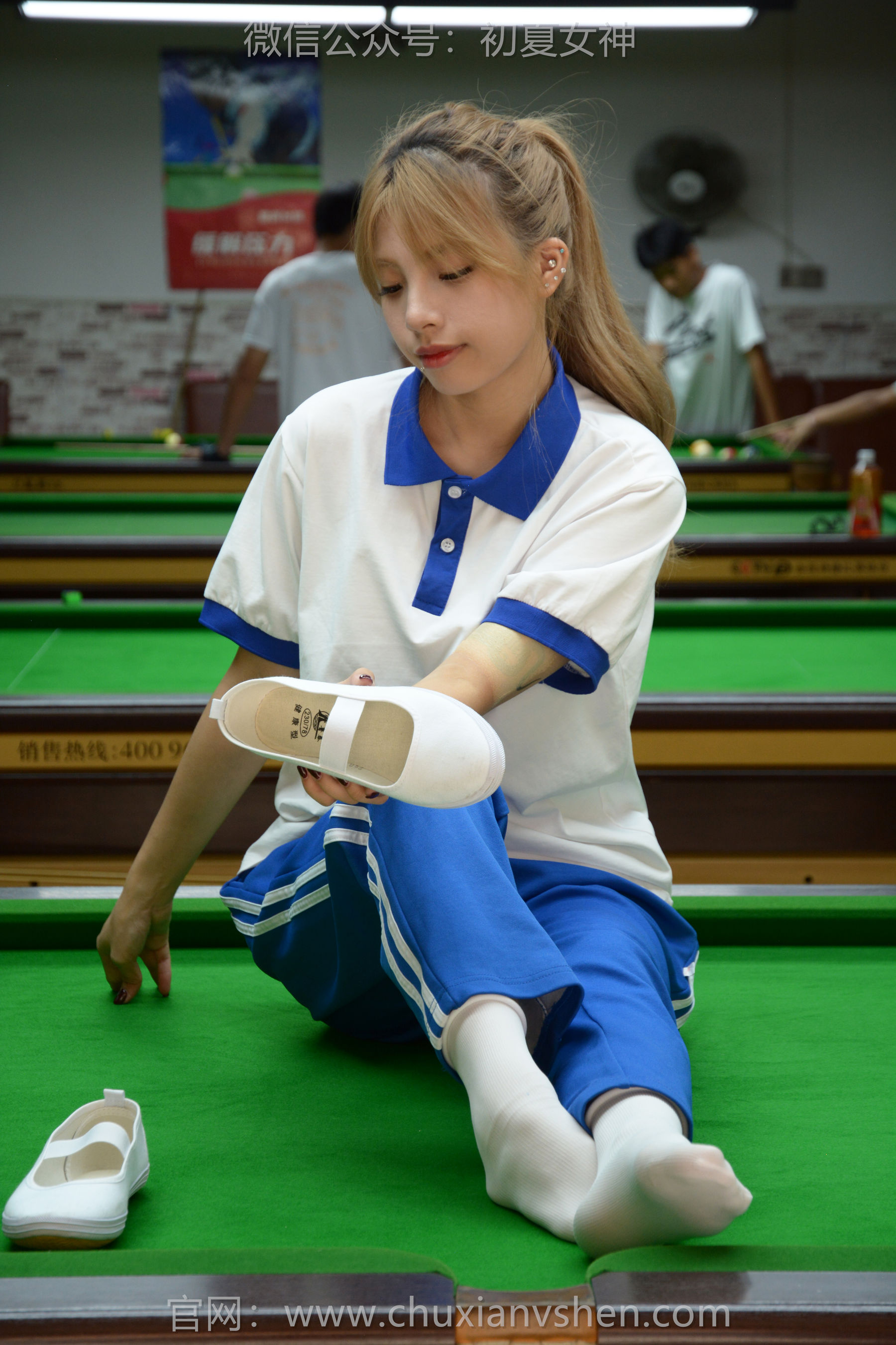 初夏女神 No.275 番茄 你好台球/(100P)