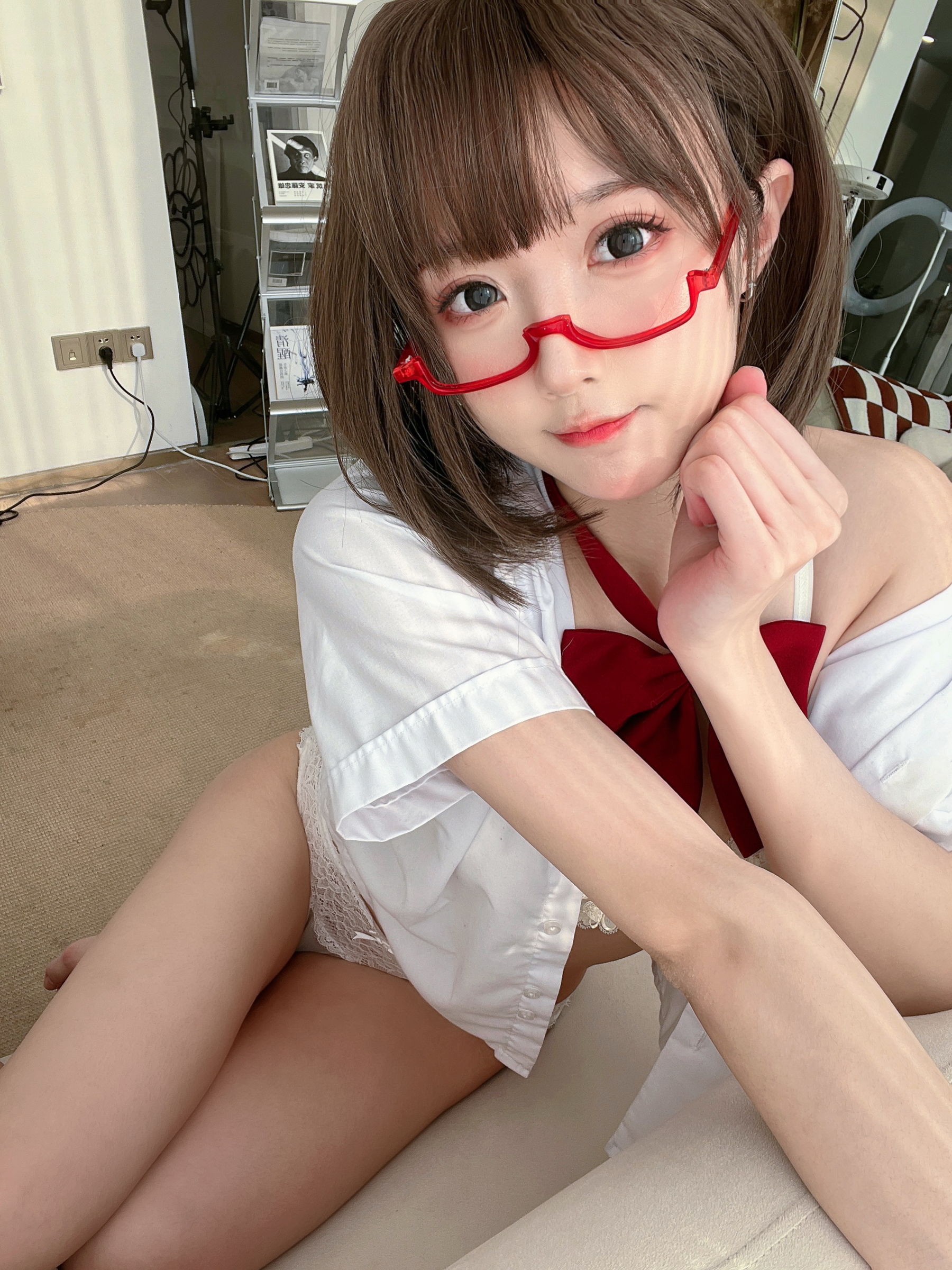 动漫博主 阿包也是兔娘 - Jk学妹/(28P)