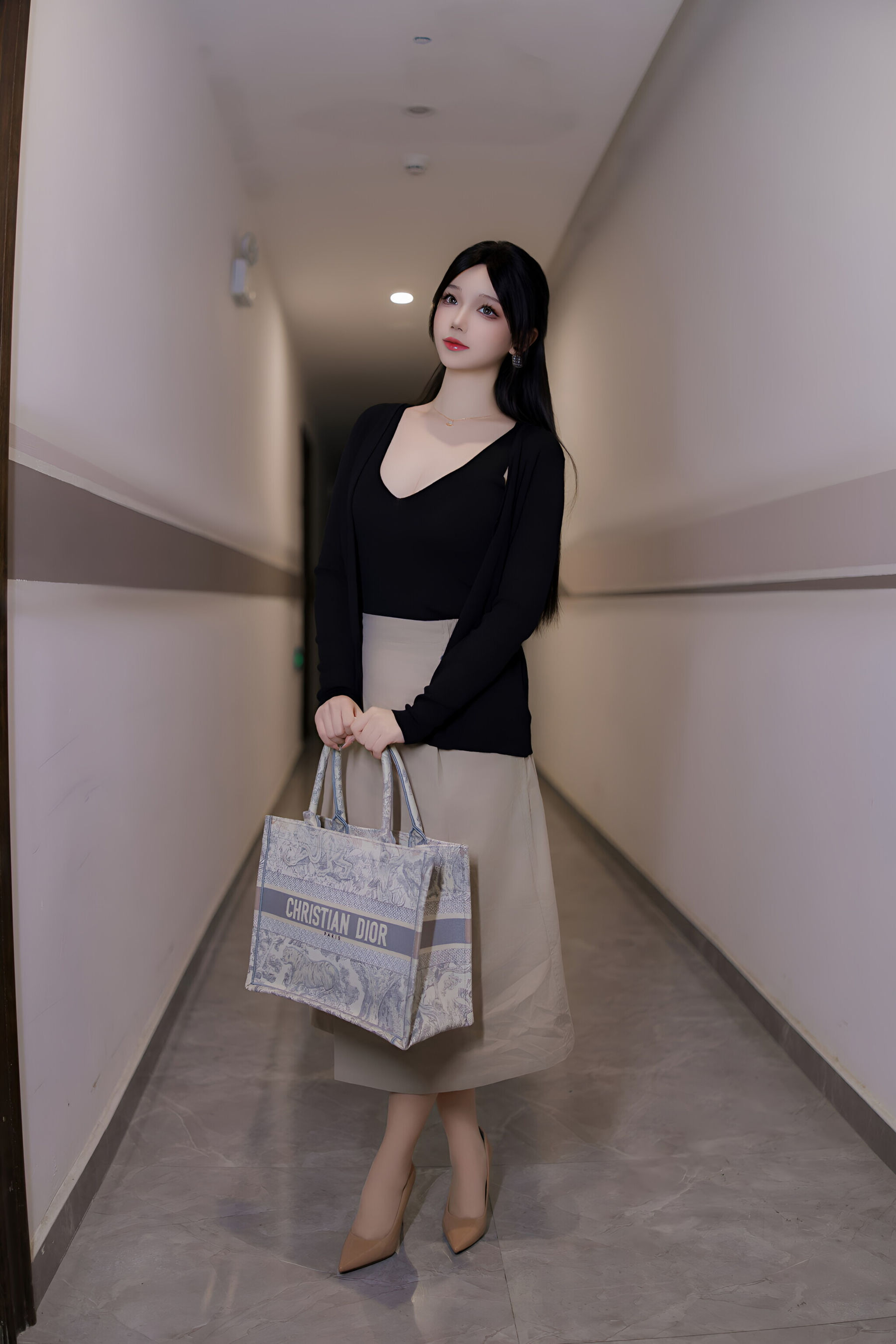 动漫博主 雪晴Astra - OL大姐姐/(86P)