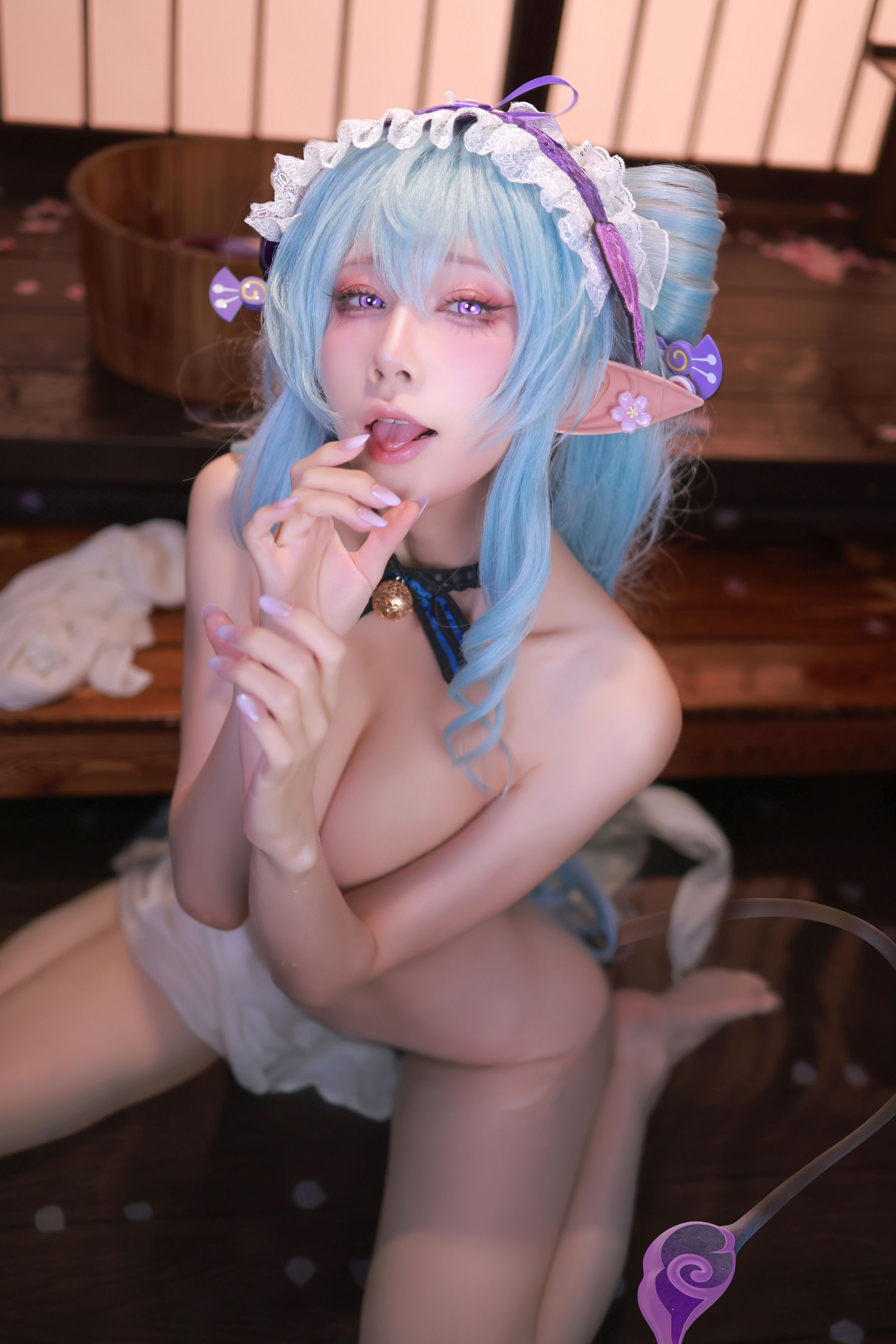 动漫博主 水淼aqua - 梦见月瑞希（原神）/(69P)