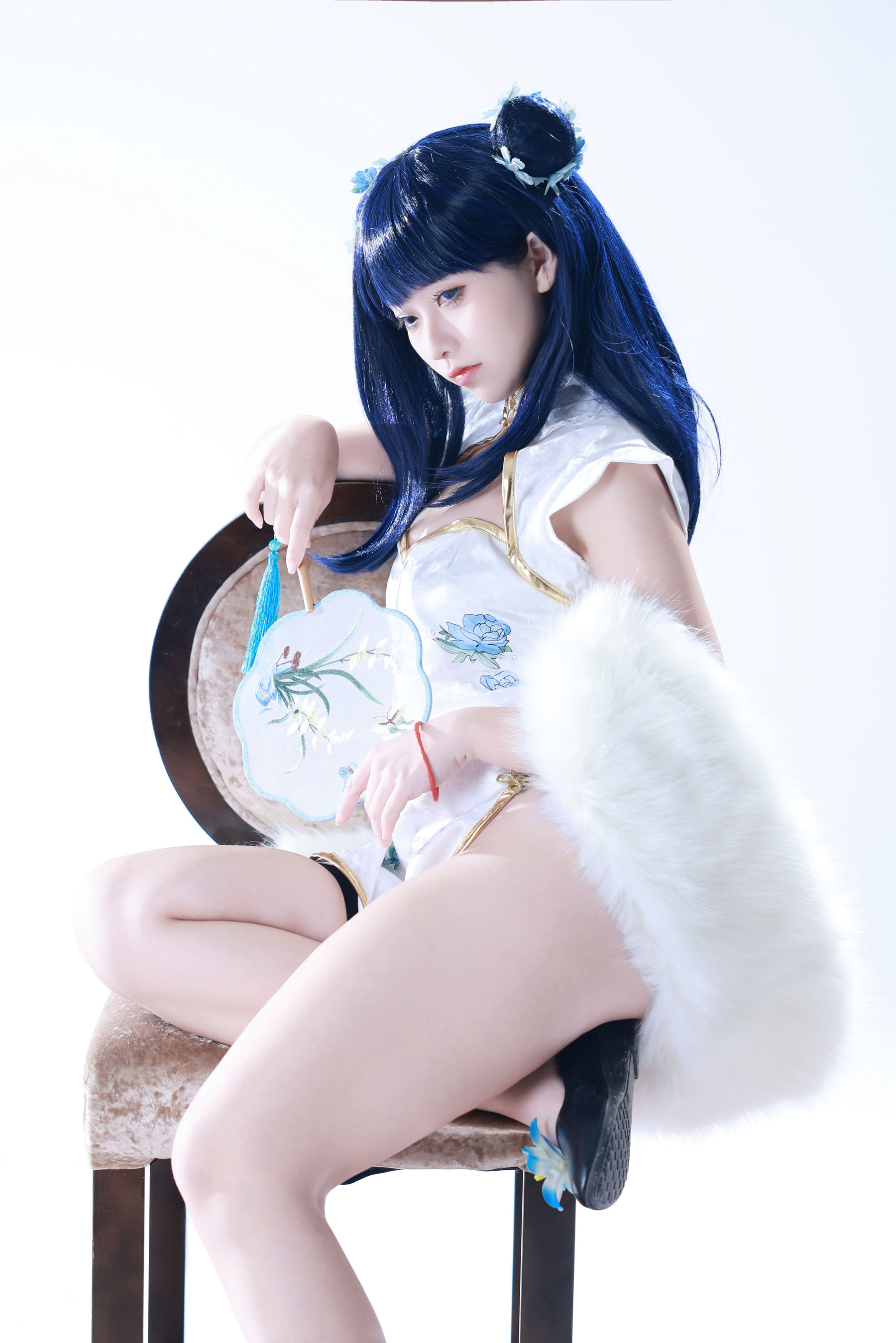 动漫博主 G44不会受伤 - 宝多六花旗袍/(34P)