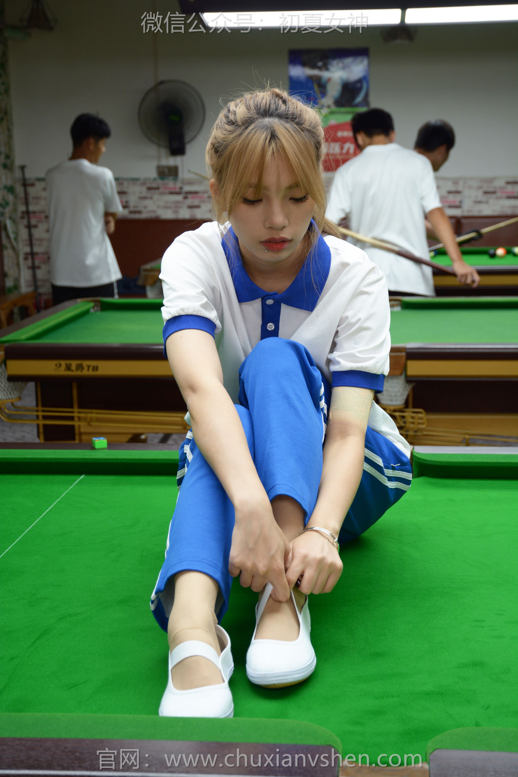 初夏女神 No.275 番茄 你好台球/(100P)