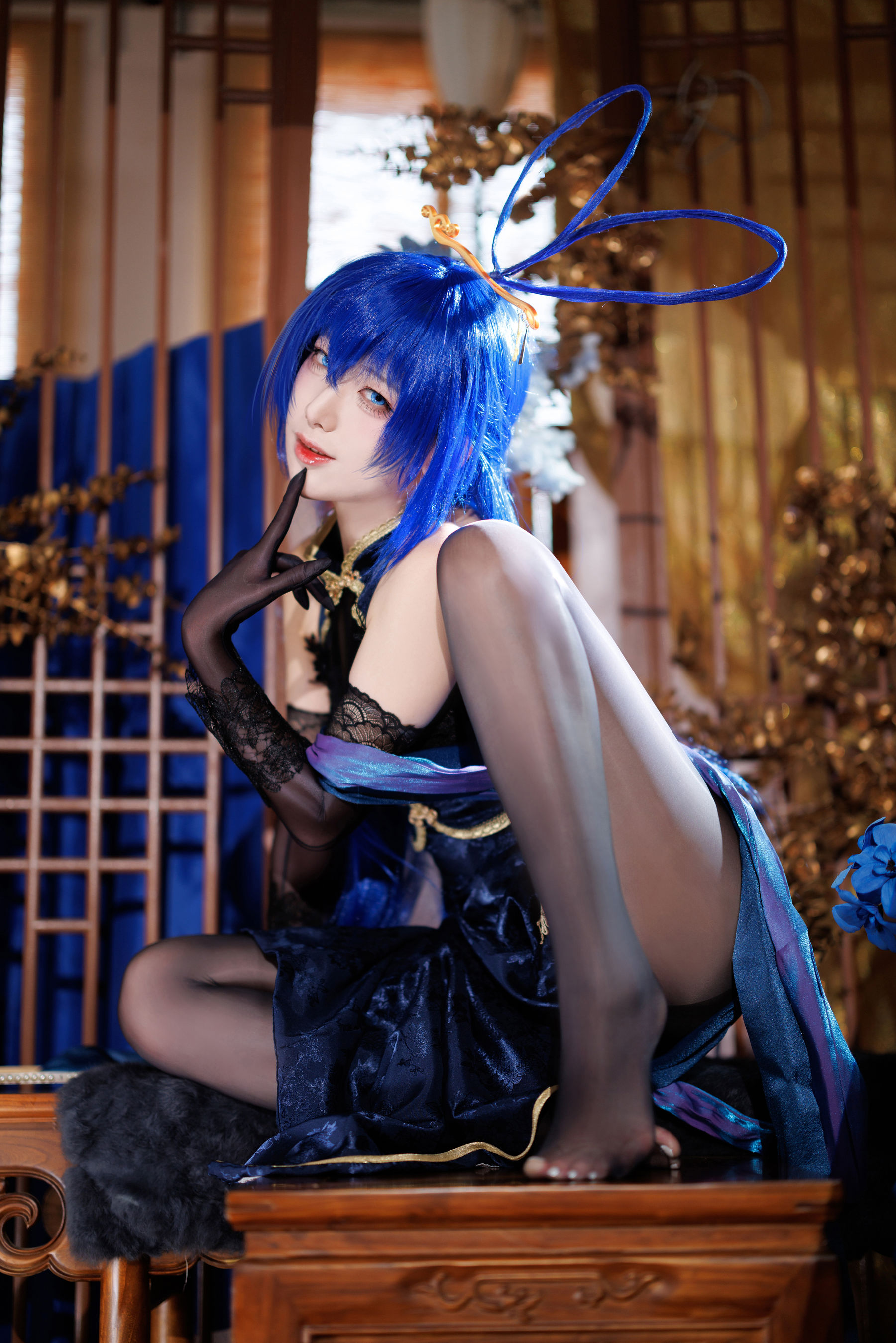 动漫博主 封疆疆v - 新泽西旗袍/(43P)