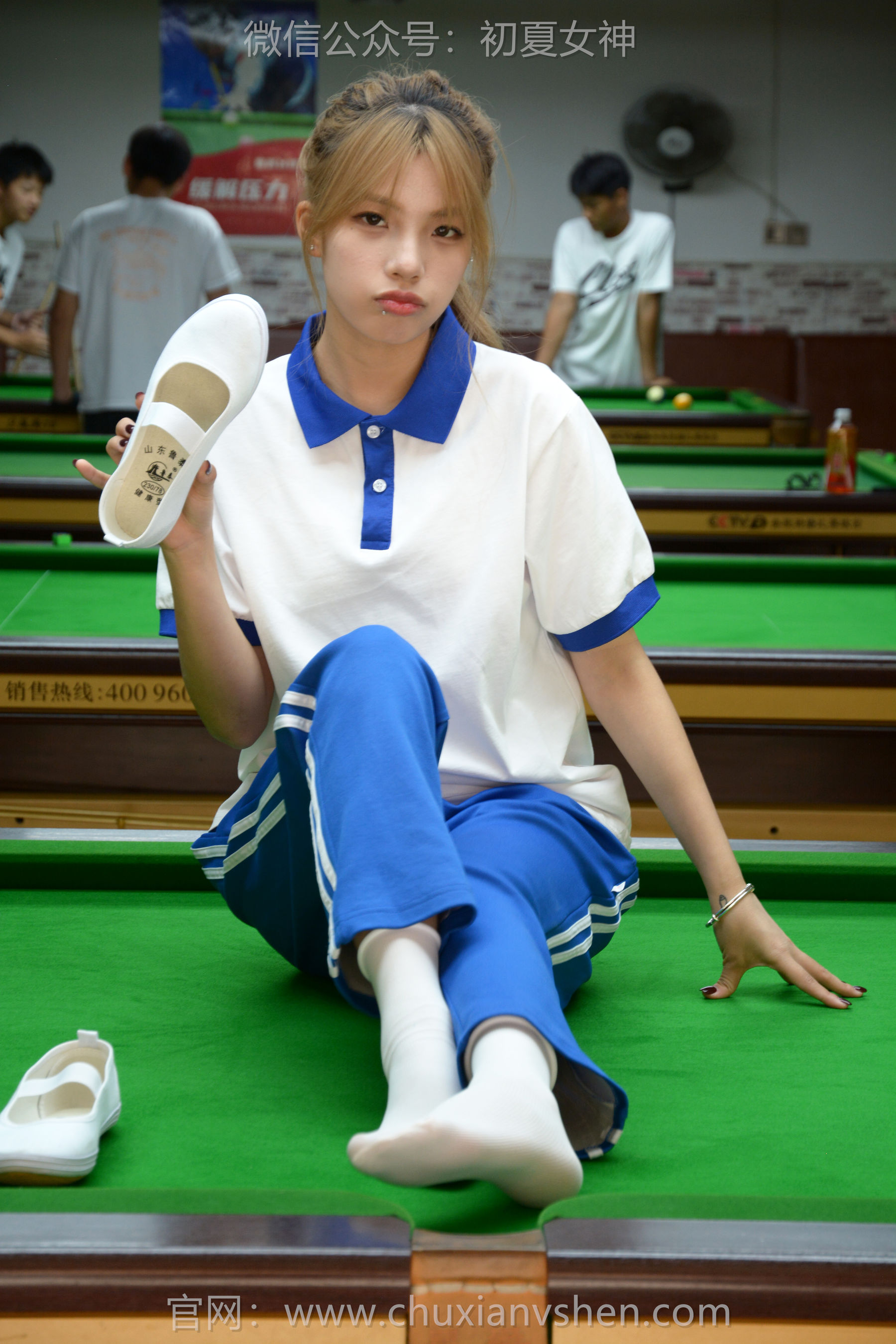 初夏女神 No.275 番茄 你好台球/(100P)