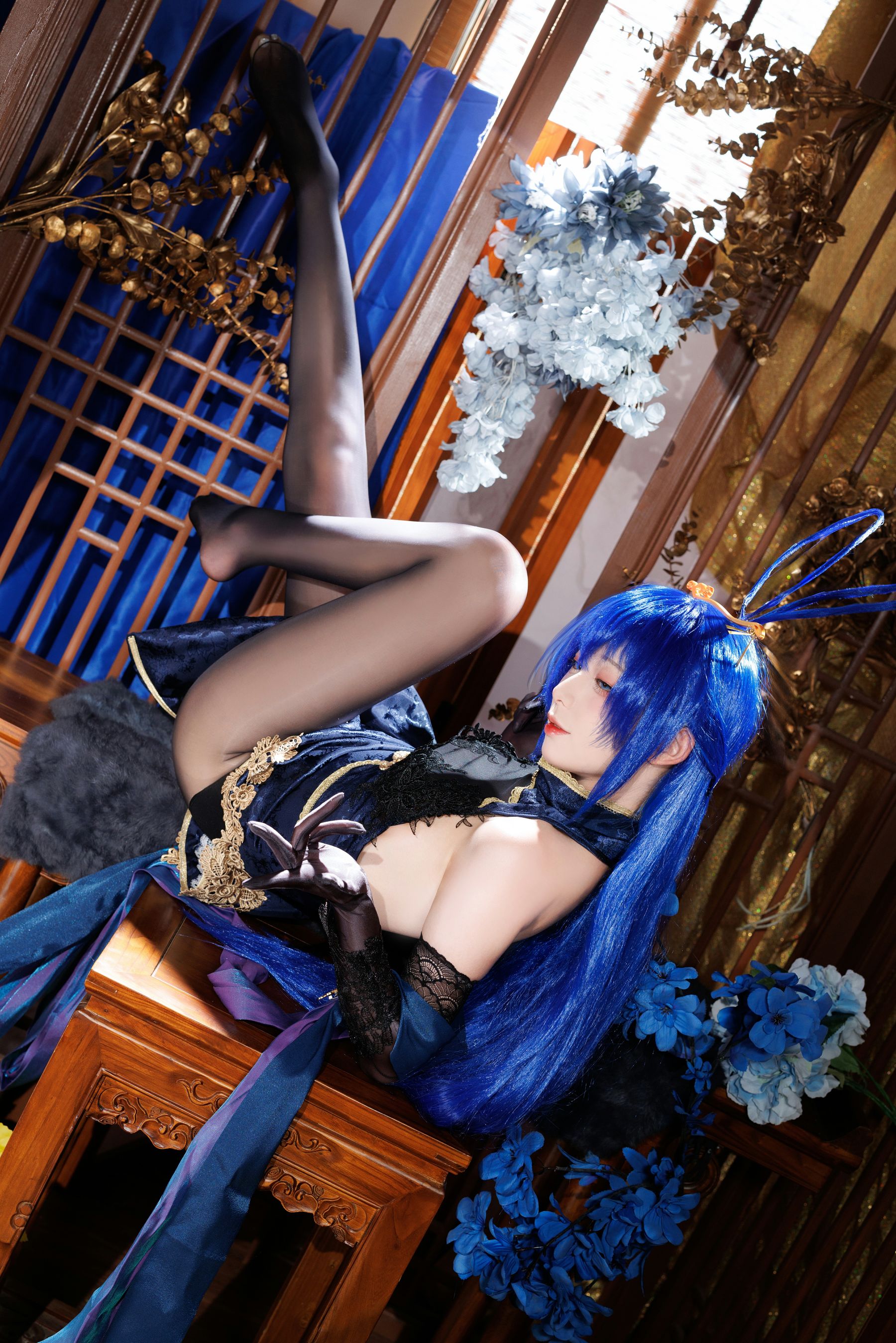 动漫博主 封疆疆v - 新泽西旗袍/(43P)