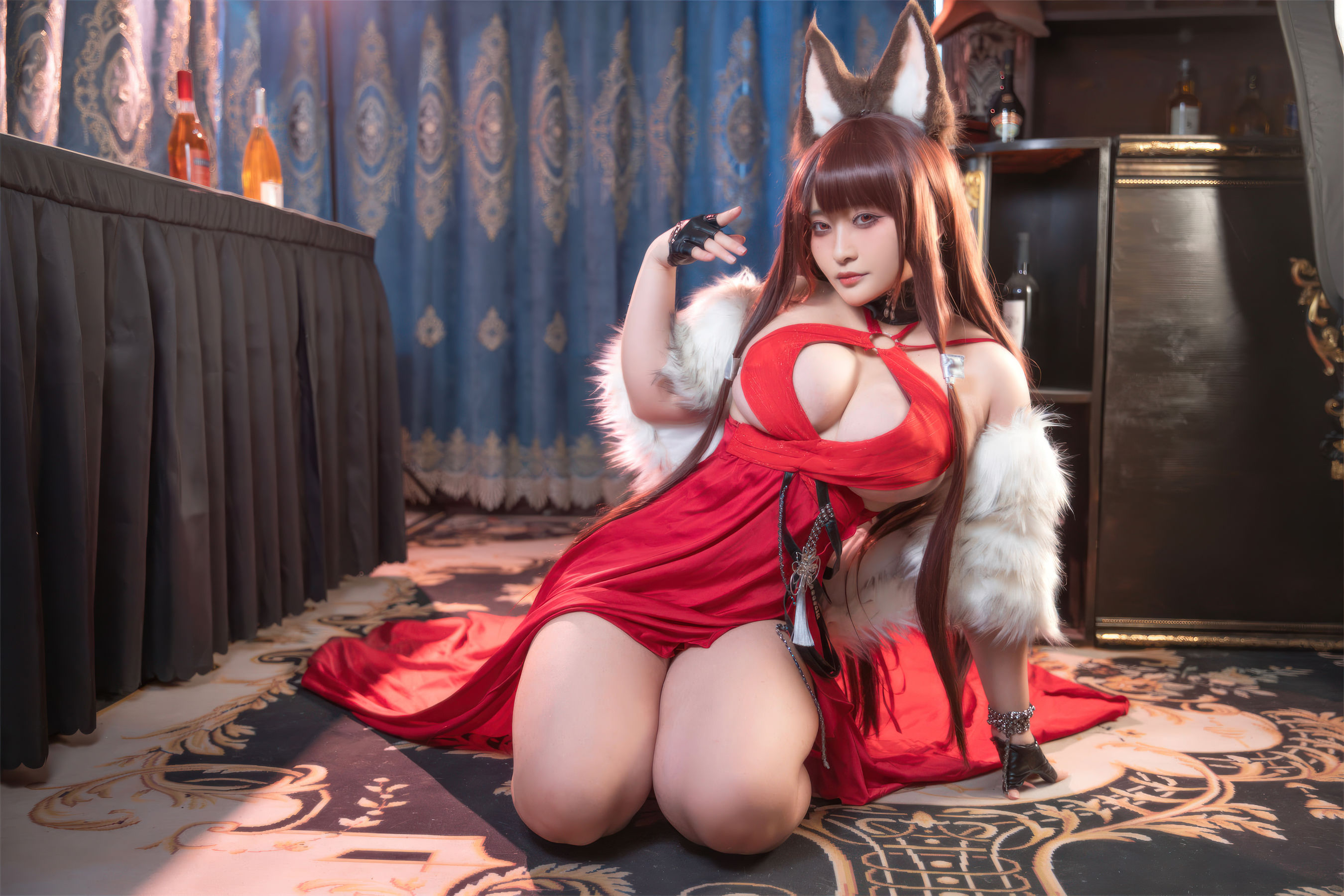 动漫博主 洛璃LoLiSAMA - 碧蓝航线 赤城 礼服/(53P)