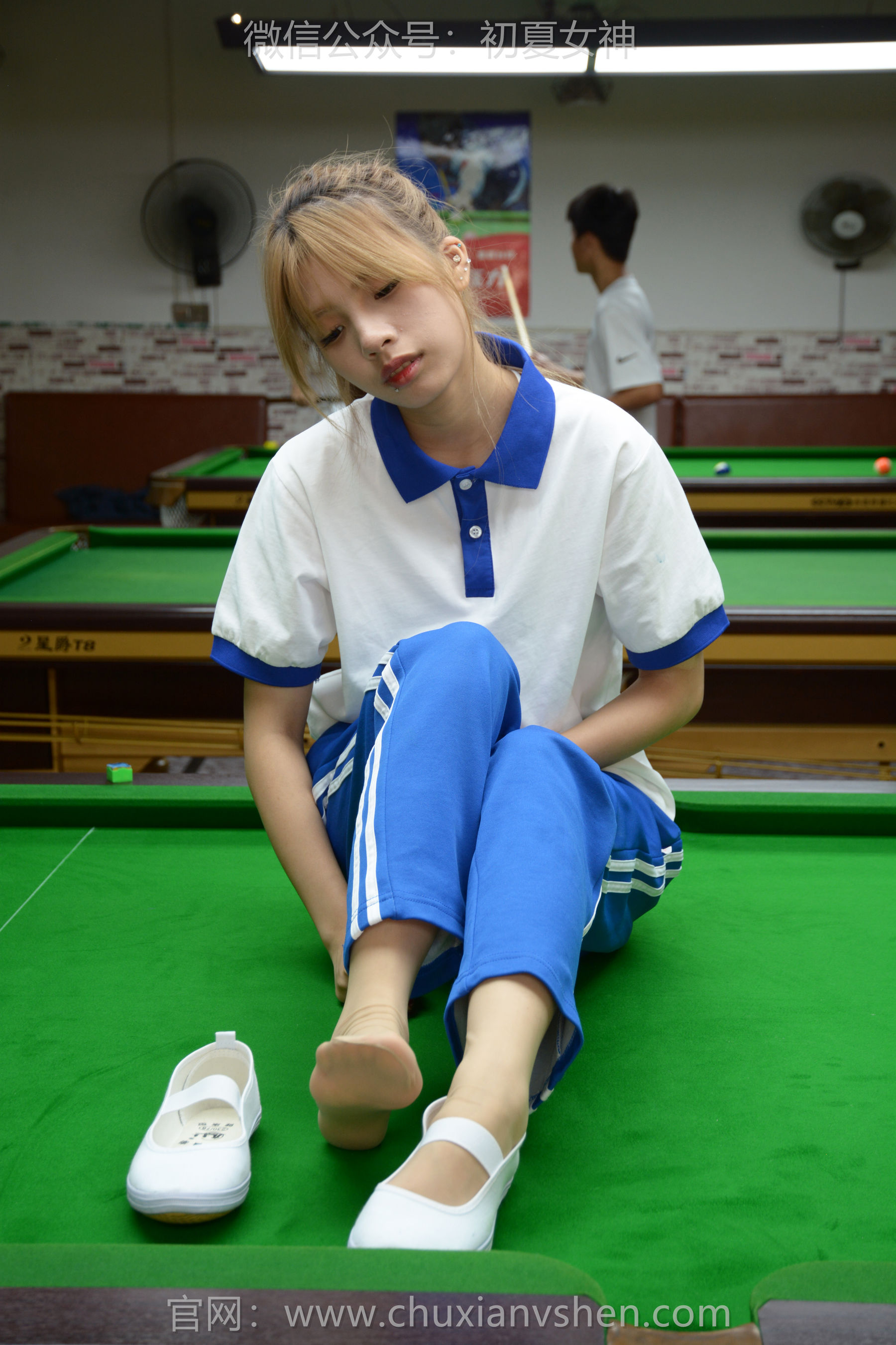 初夏女神 No.275 番茄 你好台球/(100P)