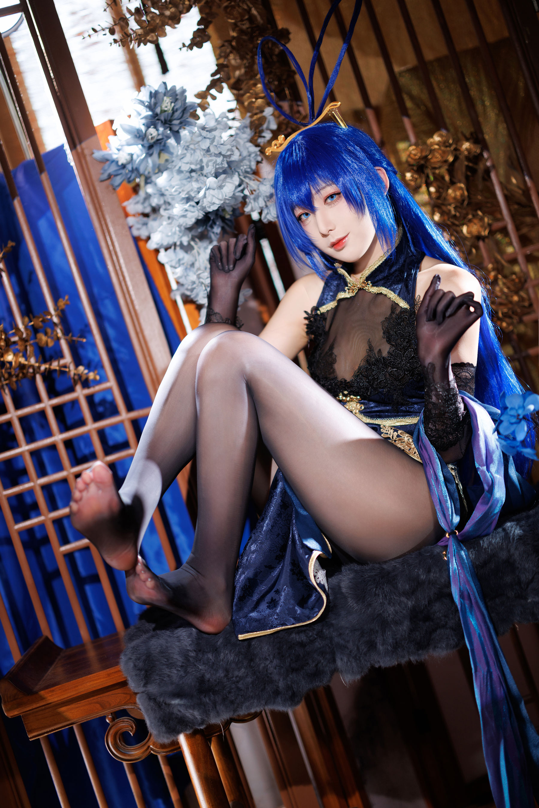 动漫博主 封疆疆v - 新泽西旗袍/(43P)