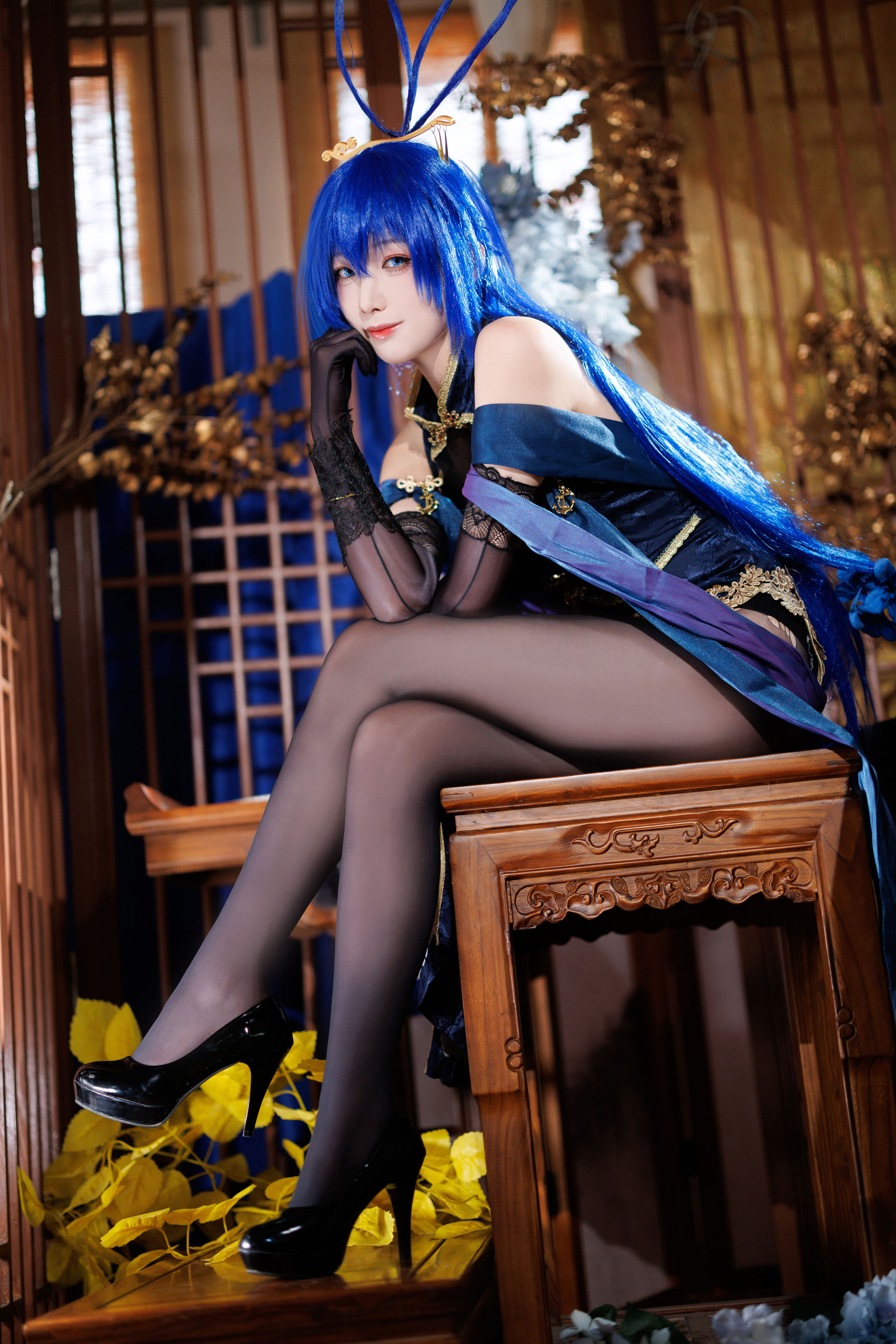 动漫博主 封疆疆v - 新泽西旗袍/(43P)